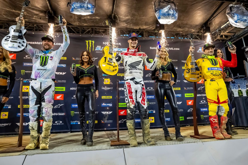 ALPINESTARS TOP TEN DOMINATION AS JETT LAWRENCE IS TOP OF THE CHARTS IN 450SX IN NASHVILLE, TENNESSEE