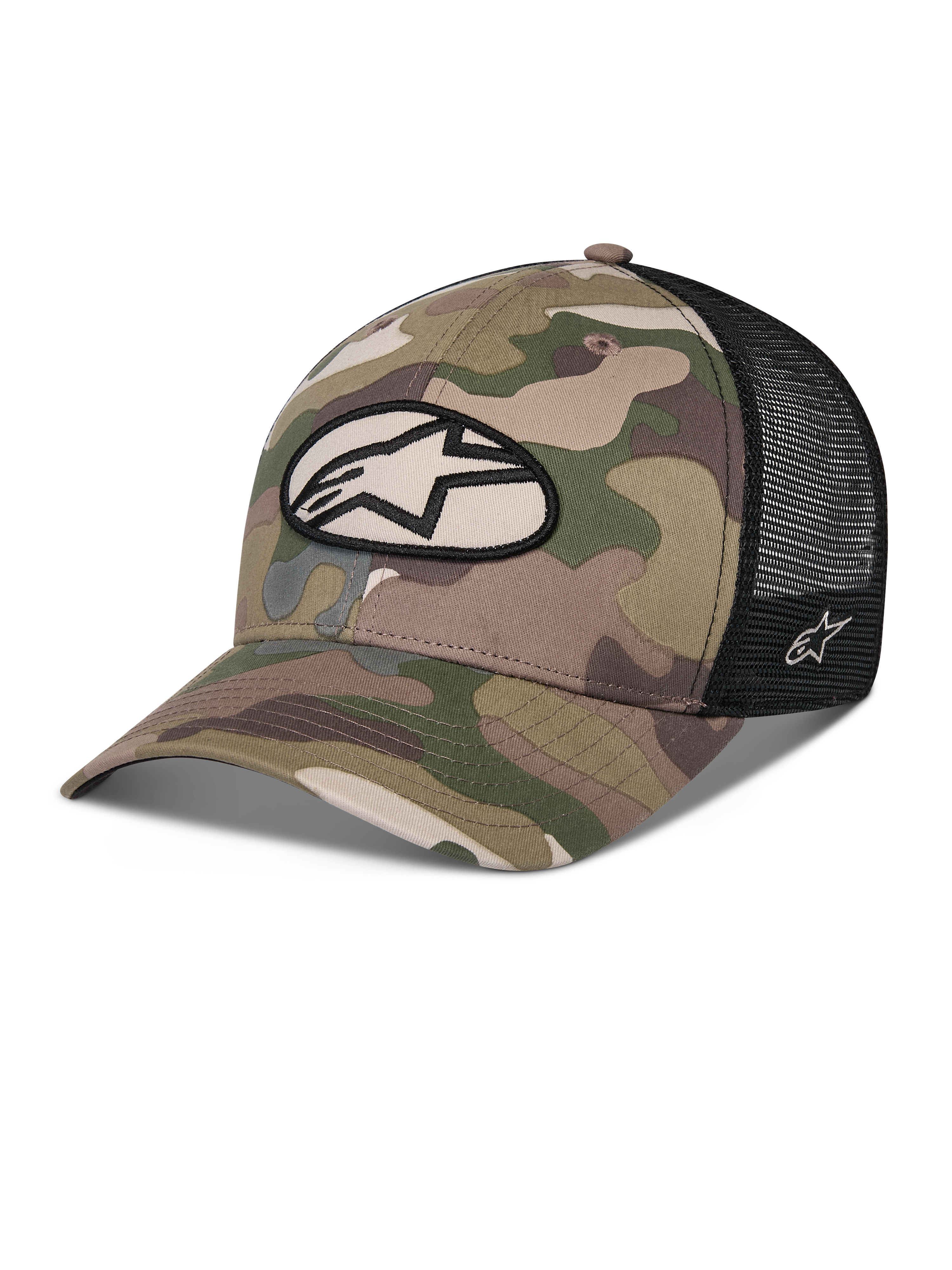 Oblique Camo Trucker Hat | Alpinestars®