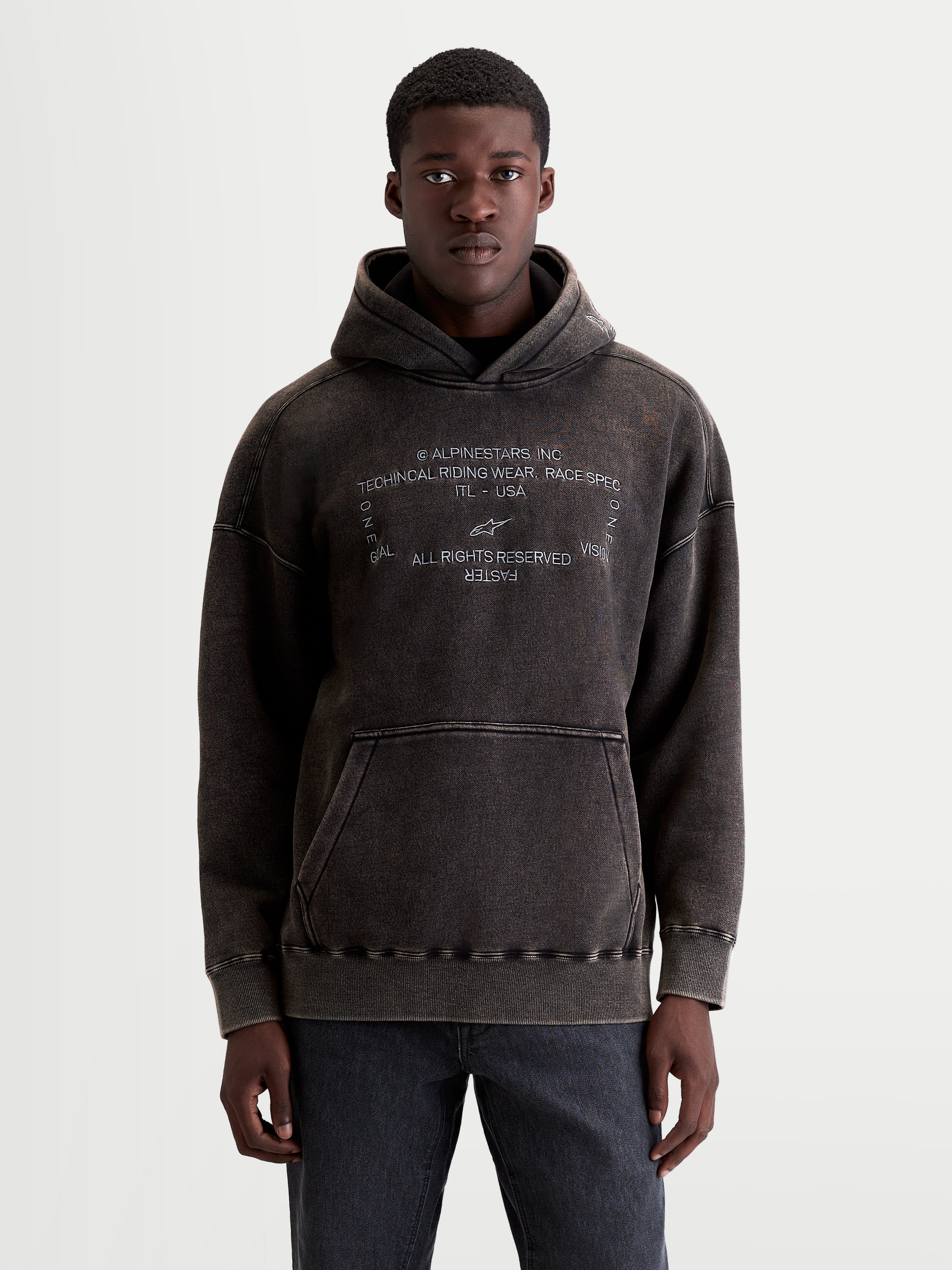 Infinite Washed Oversized Hoodie | Alpinestars®
