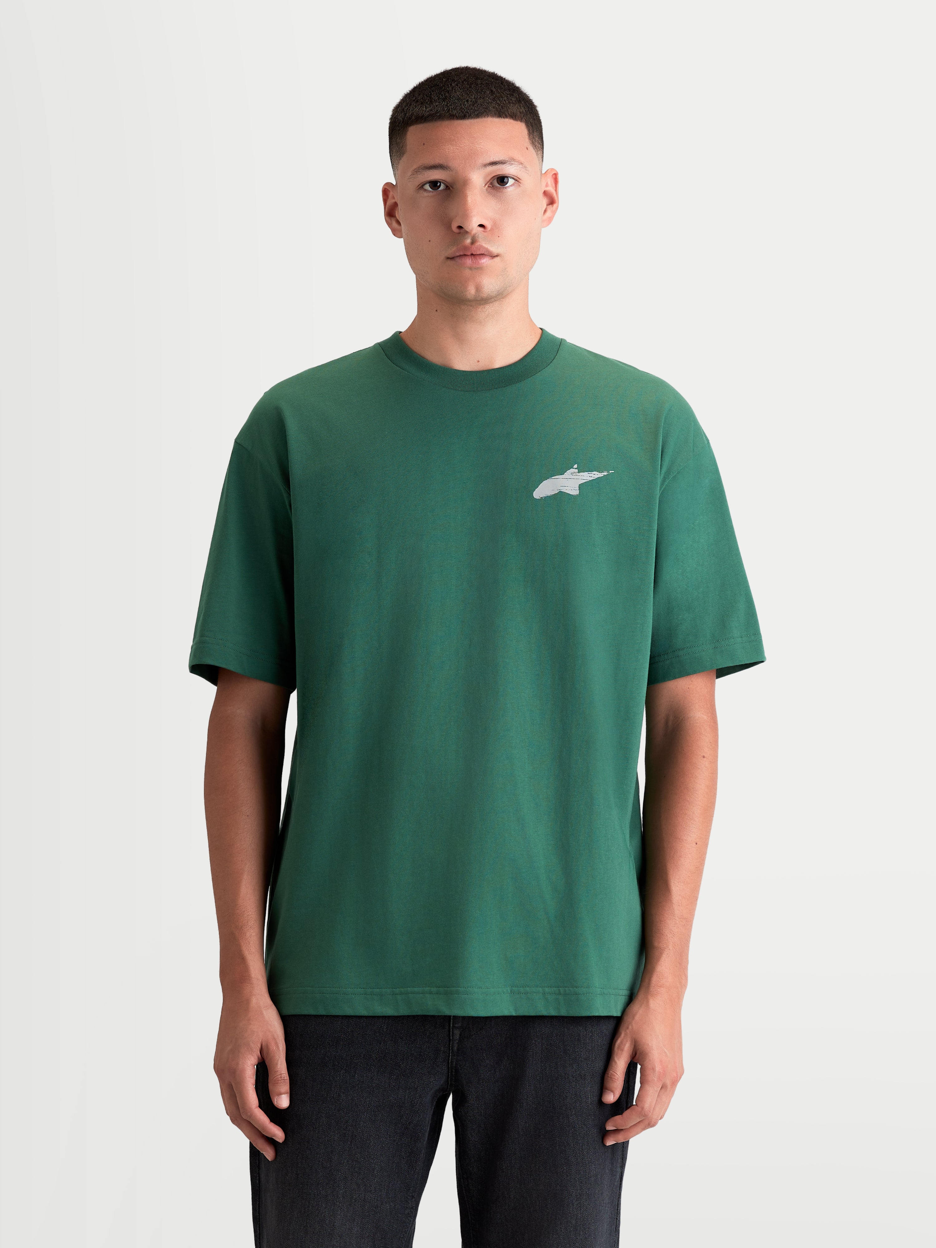 Kith ダークグリーン ストライプ サッカーシャツ L Checkback Oversized CSF Tee - Short Sleeve | Alpinestars®