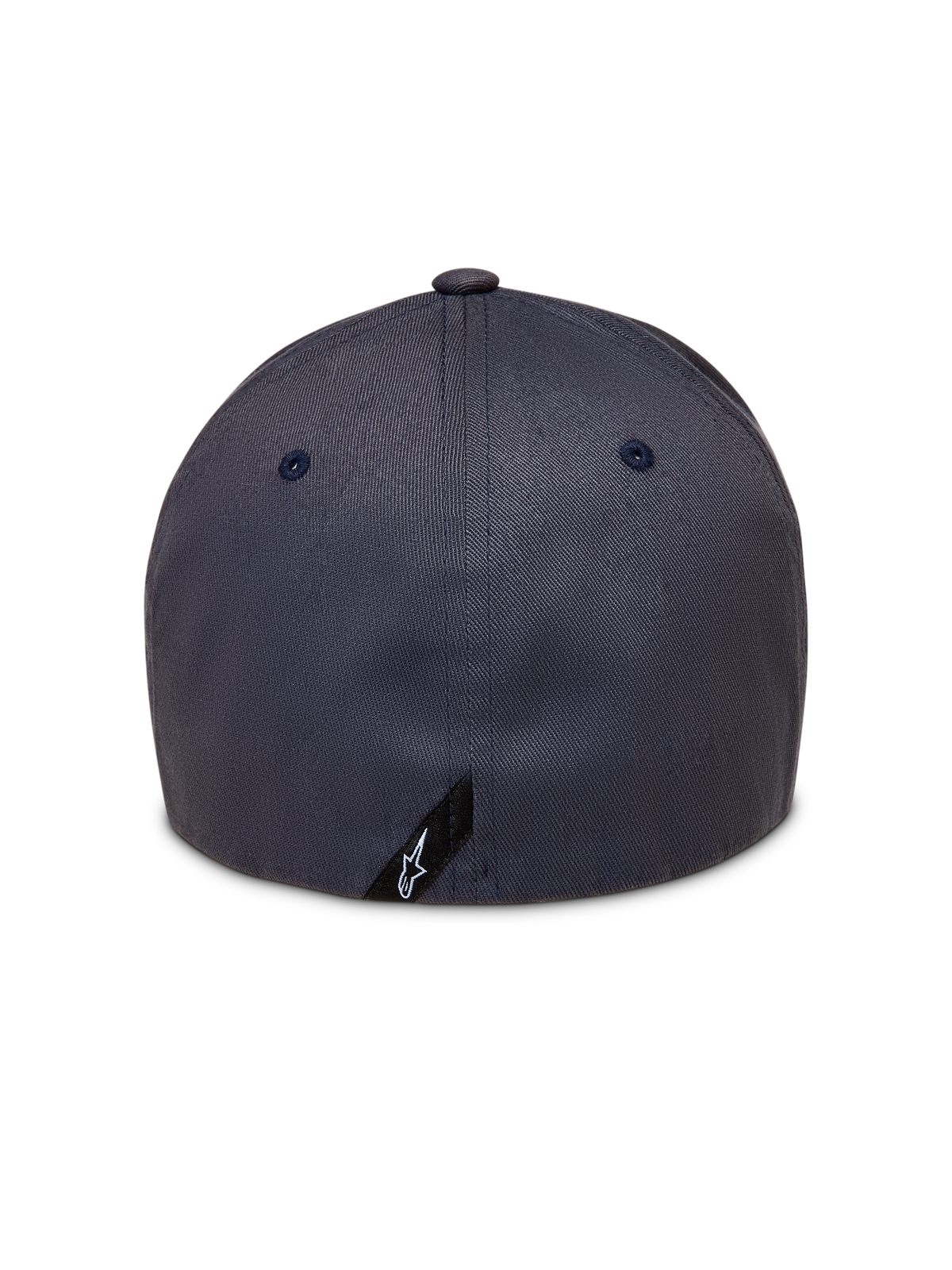 Alpinestars Maze Hat, Sportswear Flex Back Cap, Dark Grey, Twill Material, back view with Astars logo detail.