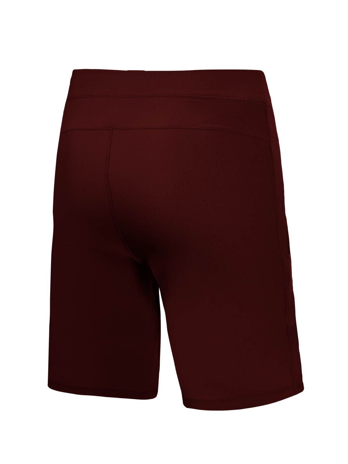 Alpinestars A-Dura Ride Shorts in Bordeaux, rear view highlighting the minimalist design and durable MTB stretch material.