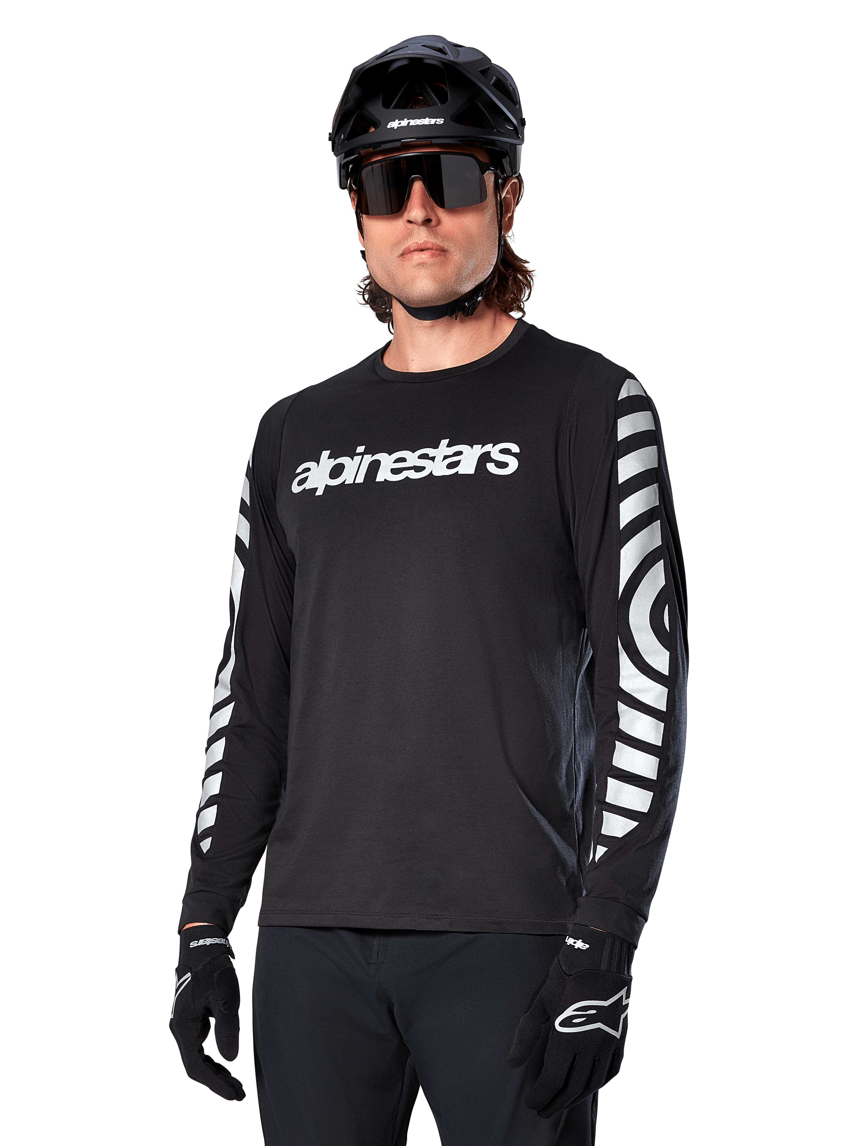 A-Dura Dri Oscar Jersey Long Sleeve BLACK MTB Jerseys
