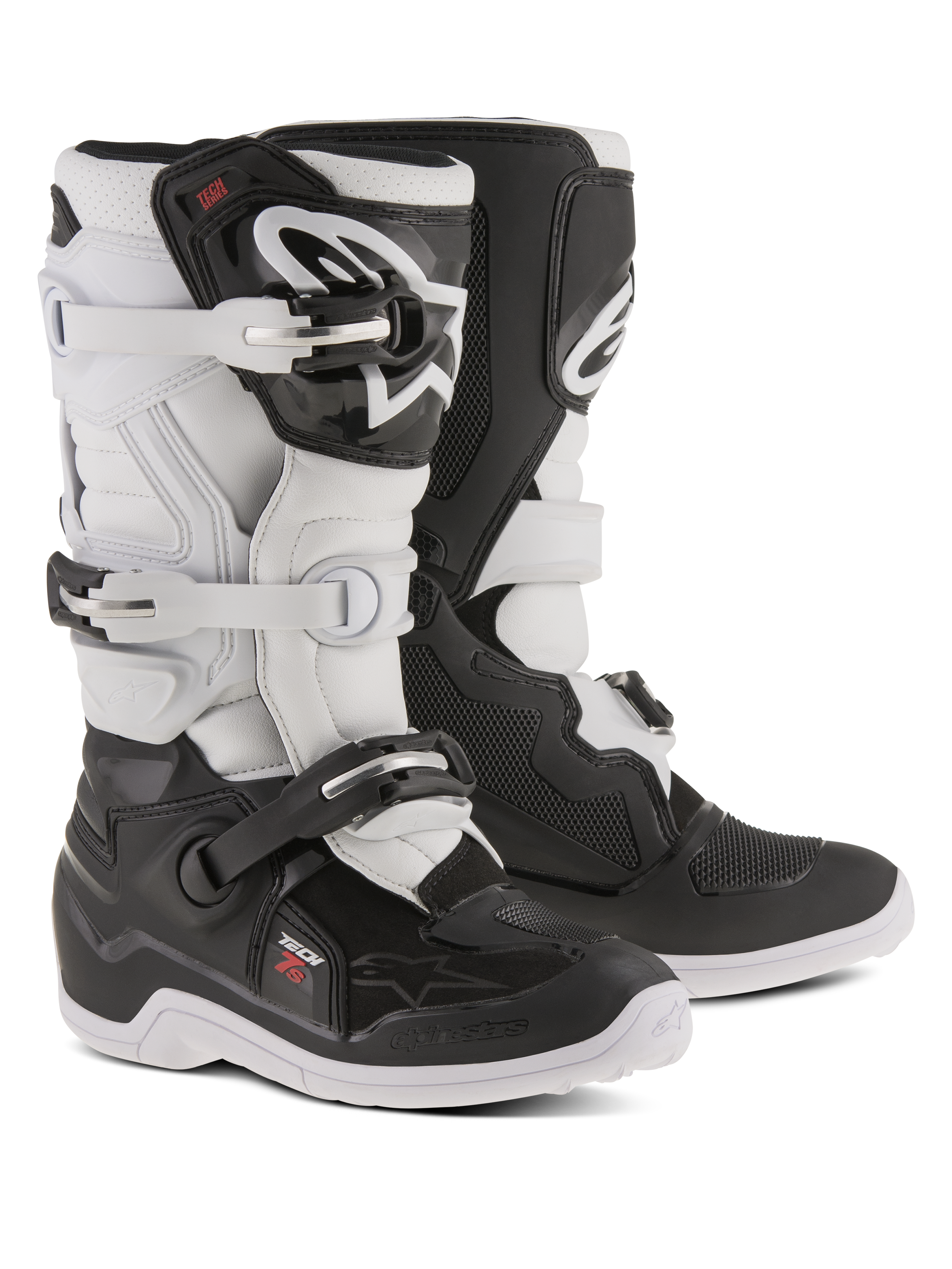 Youth Tech 7S Boots BLACK MOTOCROSS Boots