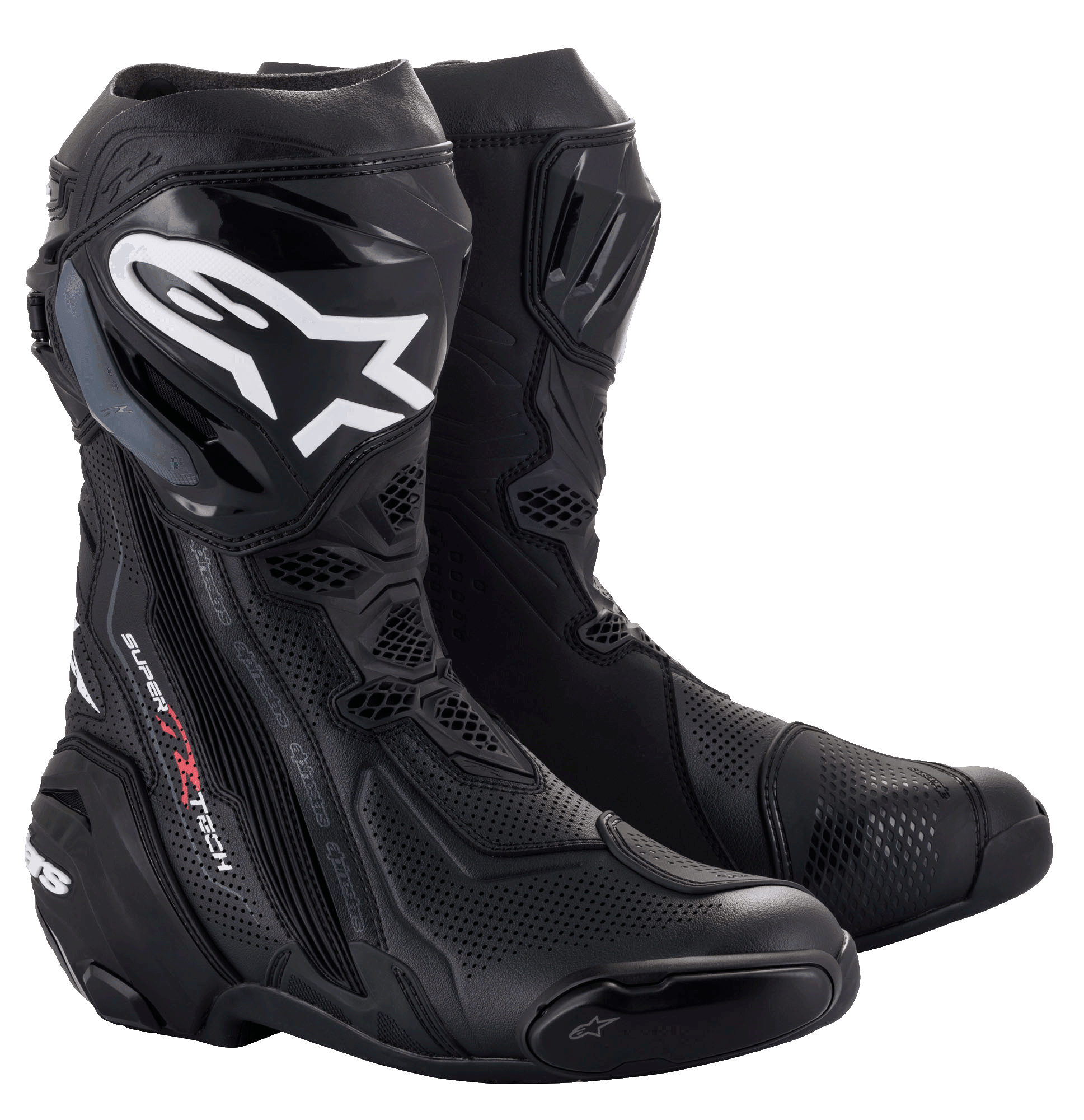 Supertech R Vented Boots - BLACK RACING/SPORT Boots Supertech R Vented Boots - BLACK RACING/SPORT Boots