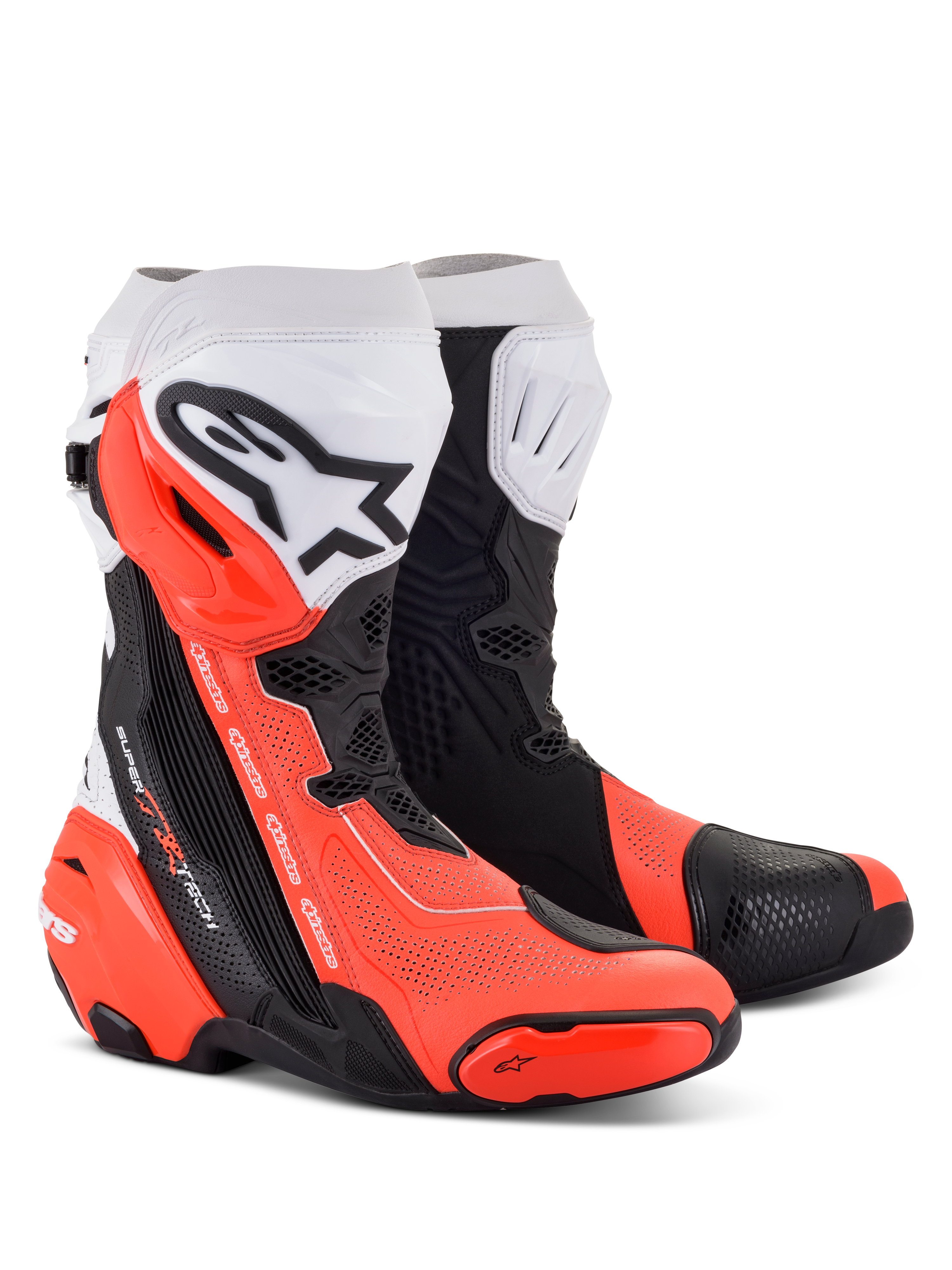 値下げ　Alpinestars Supertech R バイクブーツ　41 Supertech R - Black Motorcycle Boots | Alpinestars®