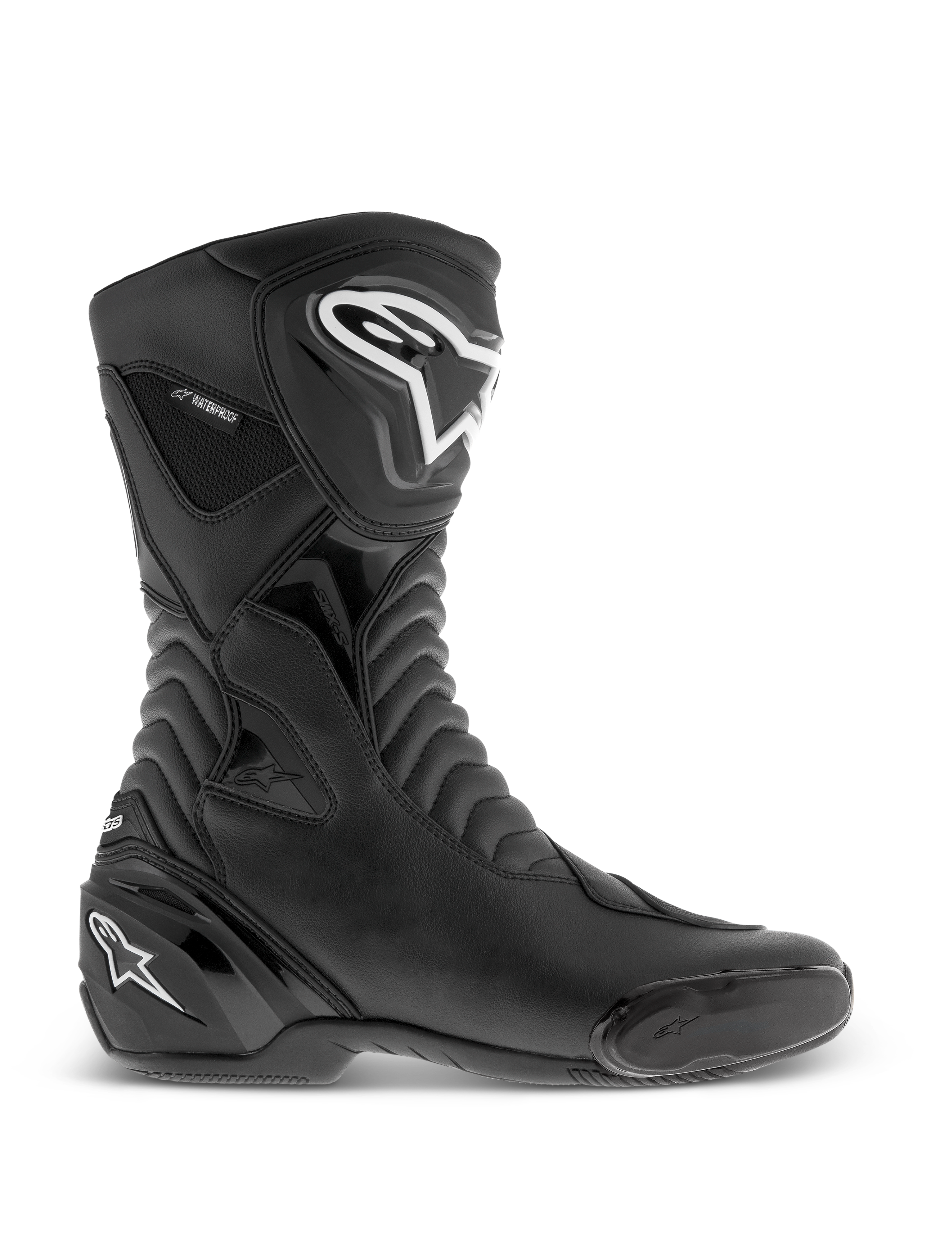Alpinestars SMX S バイクブーツ ブラック/ホワイト EU 41 SMX S Waterproof - Motorcycle Boots | Alpinestars®