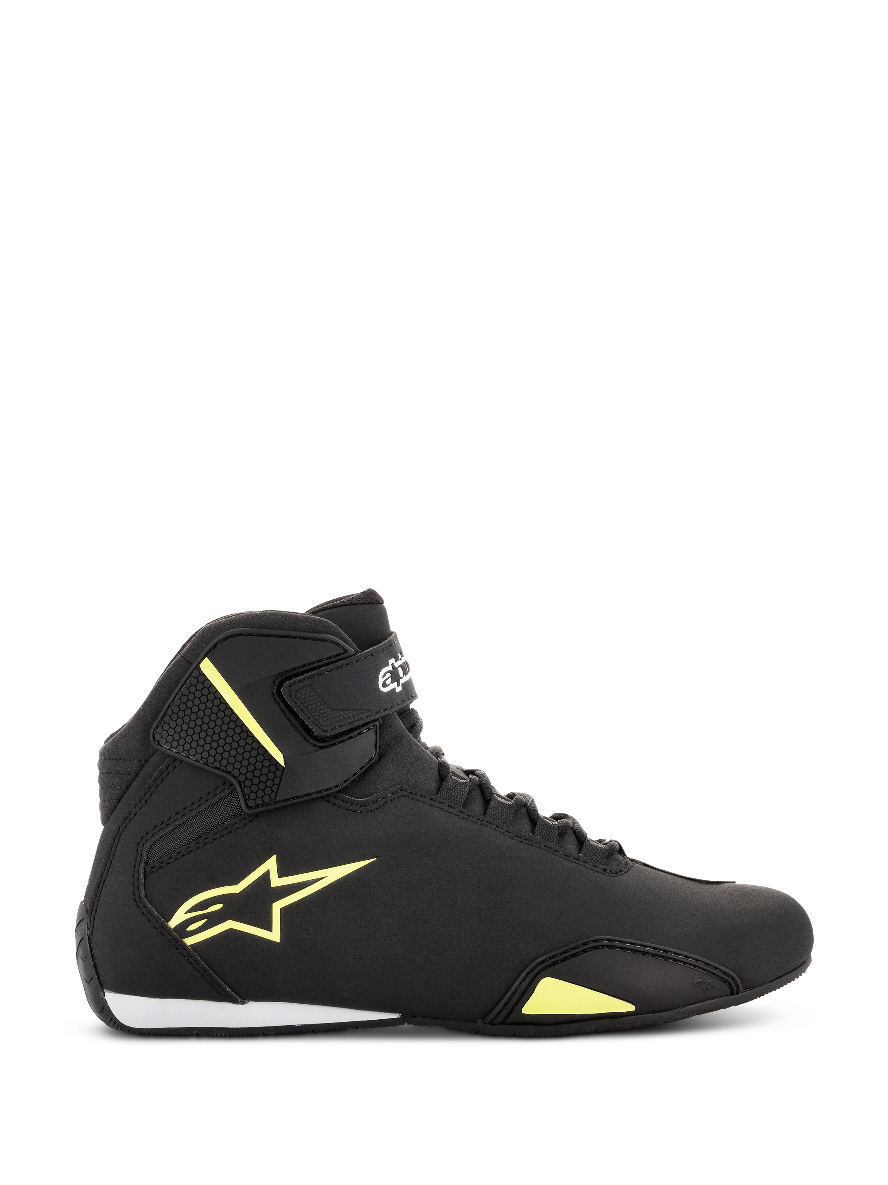 Alpinestars バイクブーツ ブラック/イエロー Sektor - Yellow Motorcycle Shoes | Alpinestars®