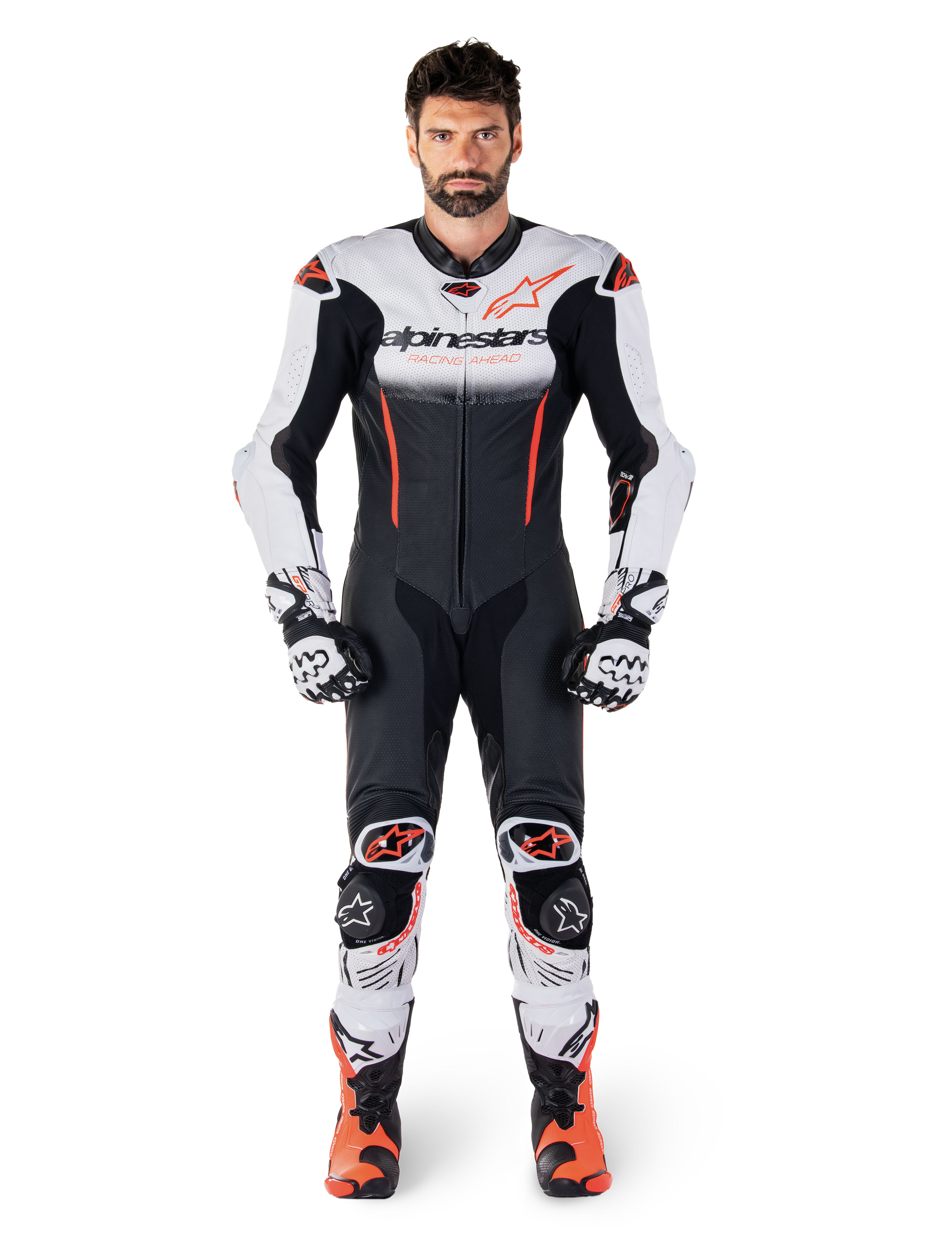 GP-R7 1PC Leather Suit - Motorcycle Suit | Alpinestars®
