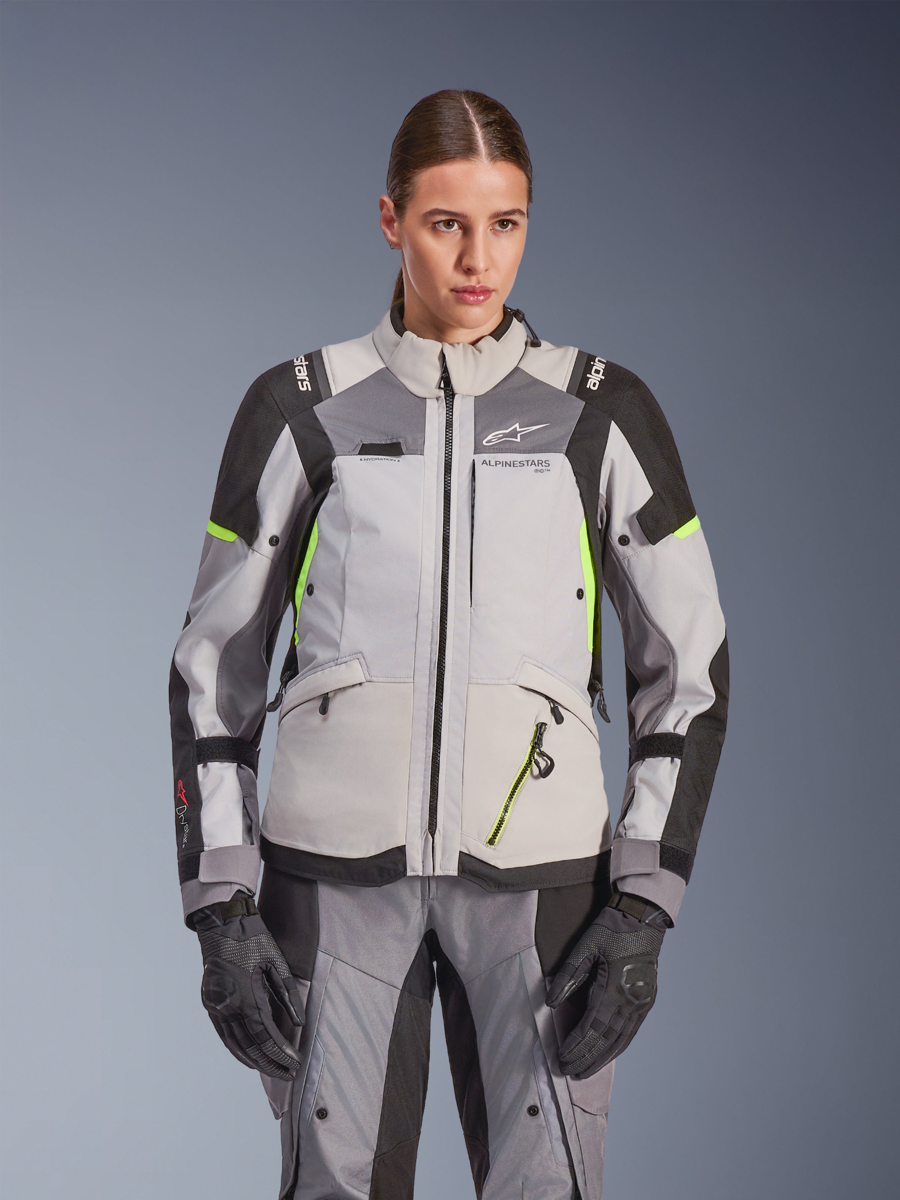 シロダーラ Woman Stella Andes V4 Drystar® - Motorcycle Jacket | Alpinestars®