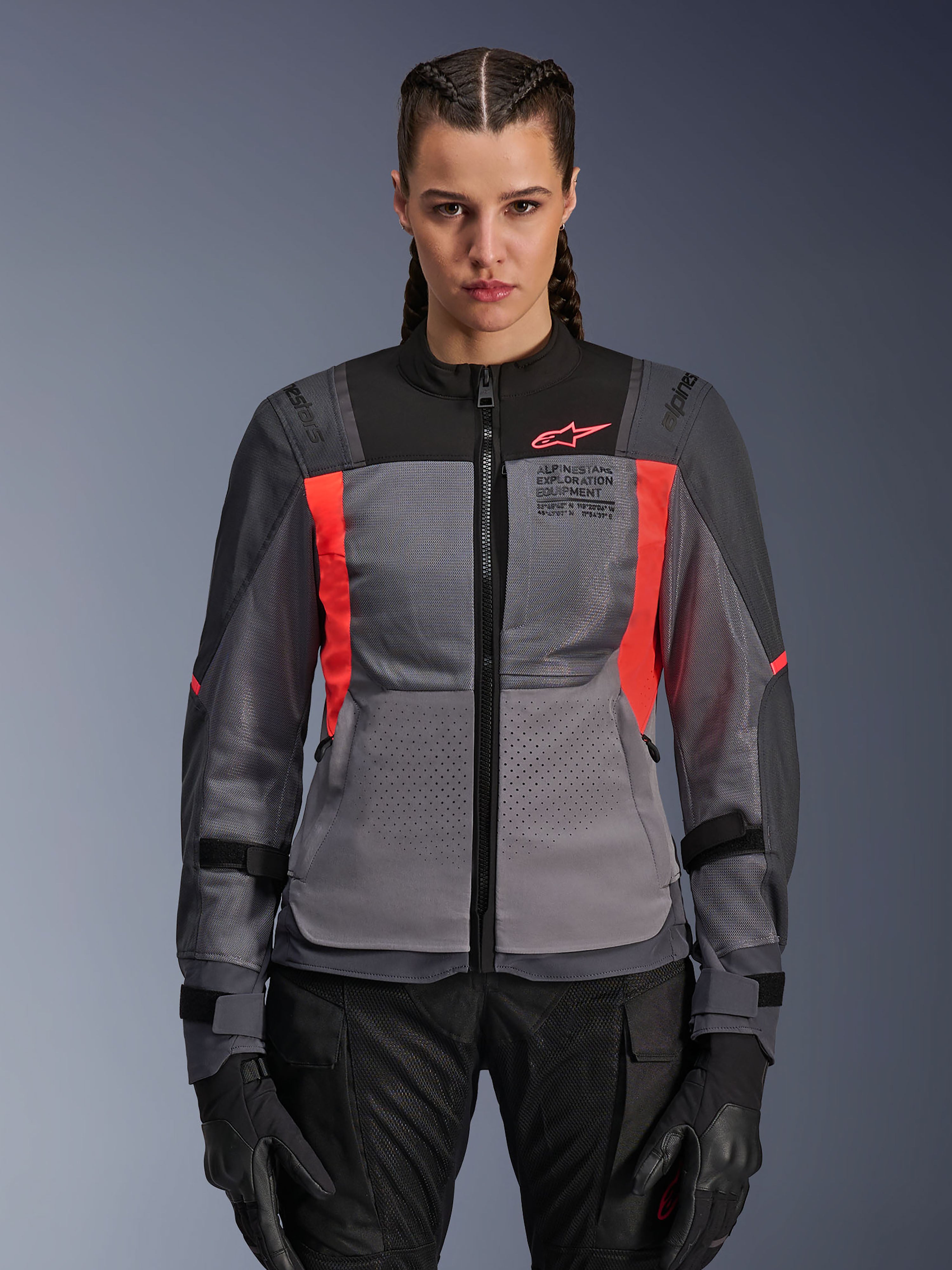 Alpinestars 　メッシュジャケット グレー/ブラック　Lサイズ Woman Stella St-2 Air - Motorcycle Jacket | Alpinestars®
