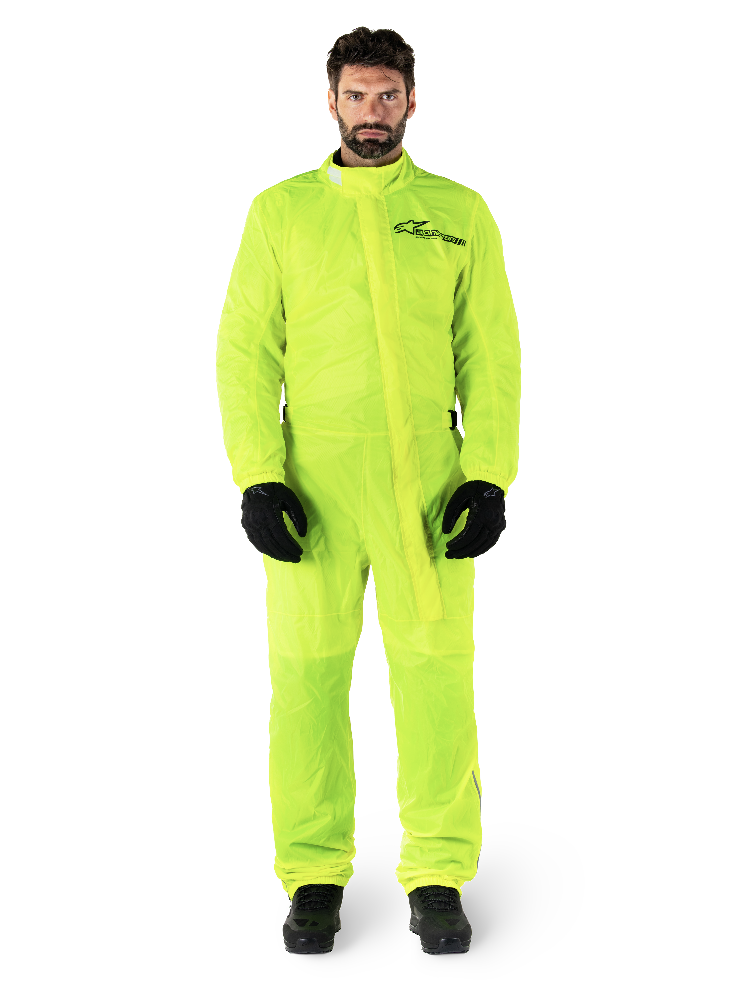 Alpinestars Hurricane V2 Rainsuit Yellow Fluo