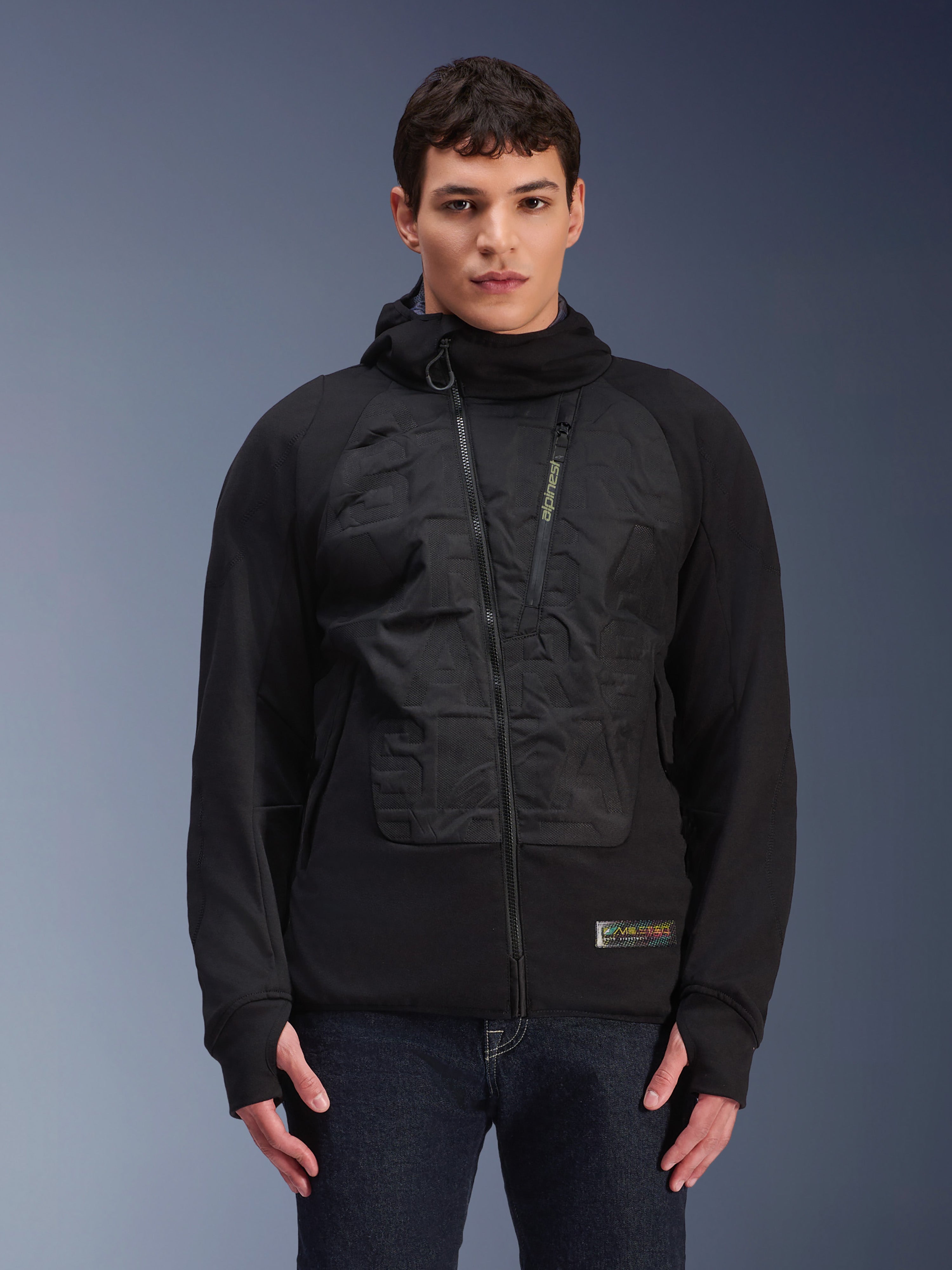 Alpinestars ST MO EQ ブラックジャケット　サイズL MO.ST.EQ Hybrid Hooded - Motorcycle Jacket | Alpinestars®