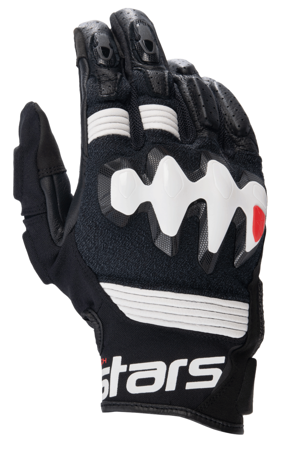 Alpinestars Halo Leather Gloves M 黒/赤 Halo Leather - Motorcycle Gloves | Alpinestars®