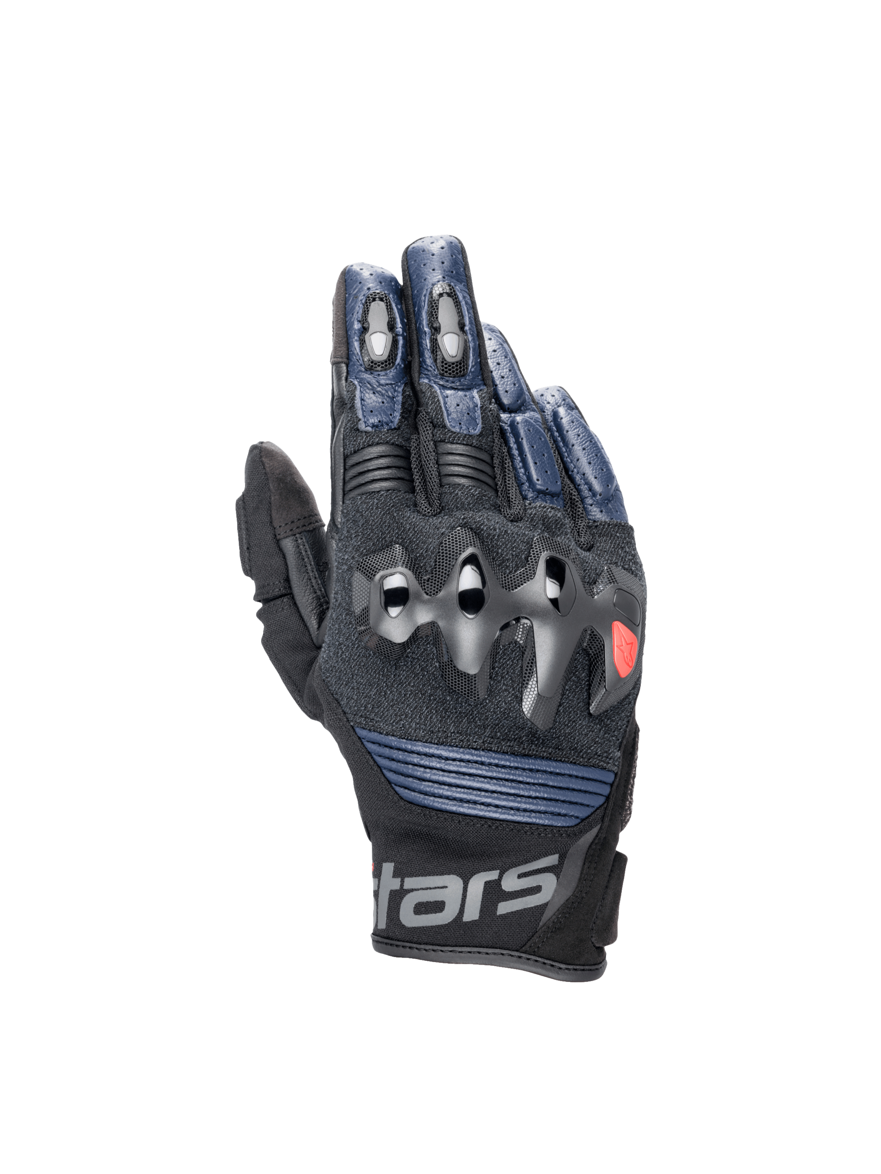 Alpinestars Halo Leather Gloves Dark Blue/Black / XL