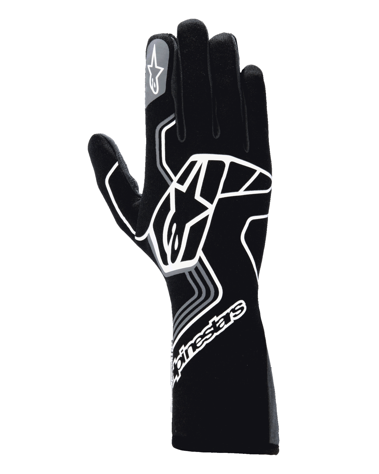 Tech-1 Race V4 Gloves M / Black Tar/Gray