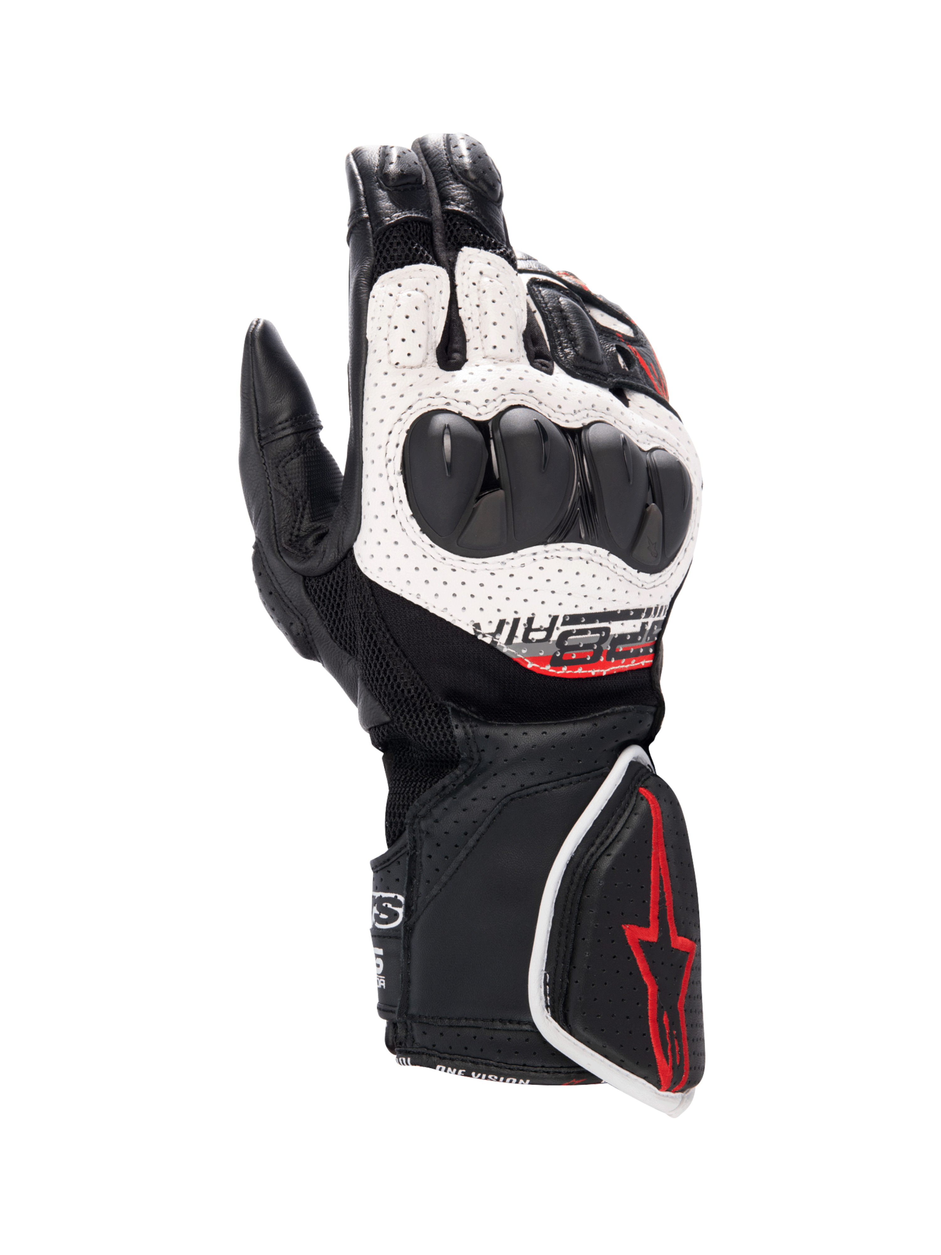 L / Black/White/Bright Red