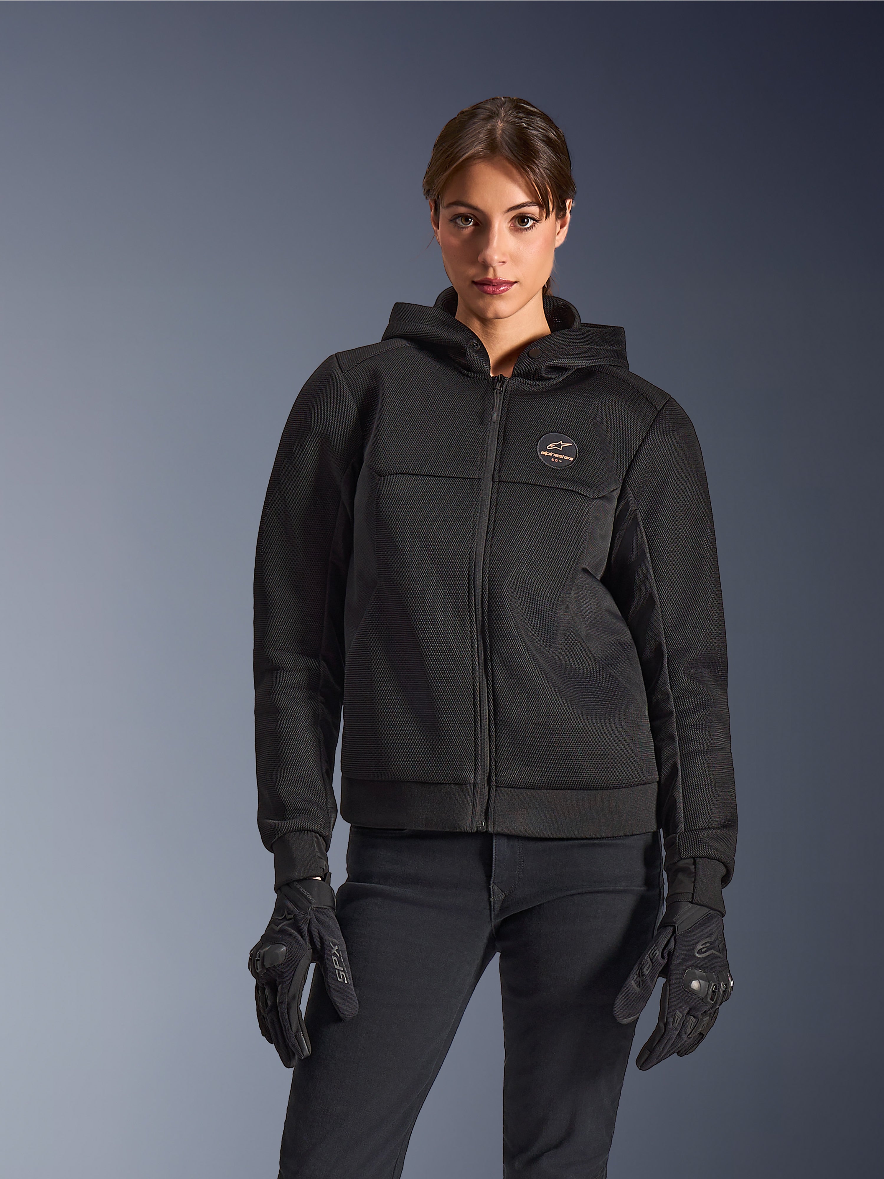 Women Stella Chrome Sprairflow Hoodie | Alpinestars