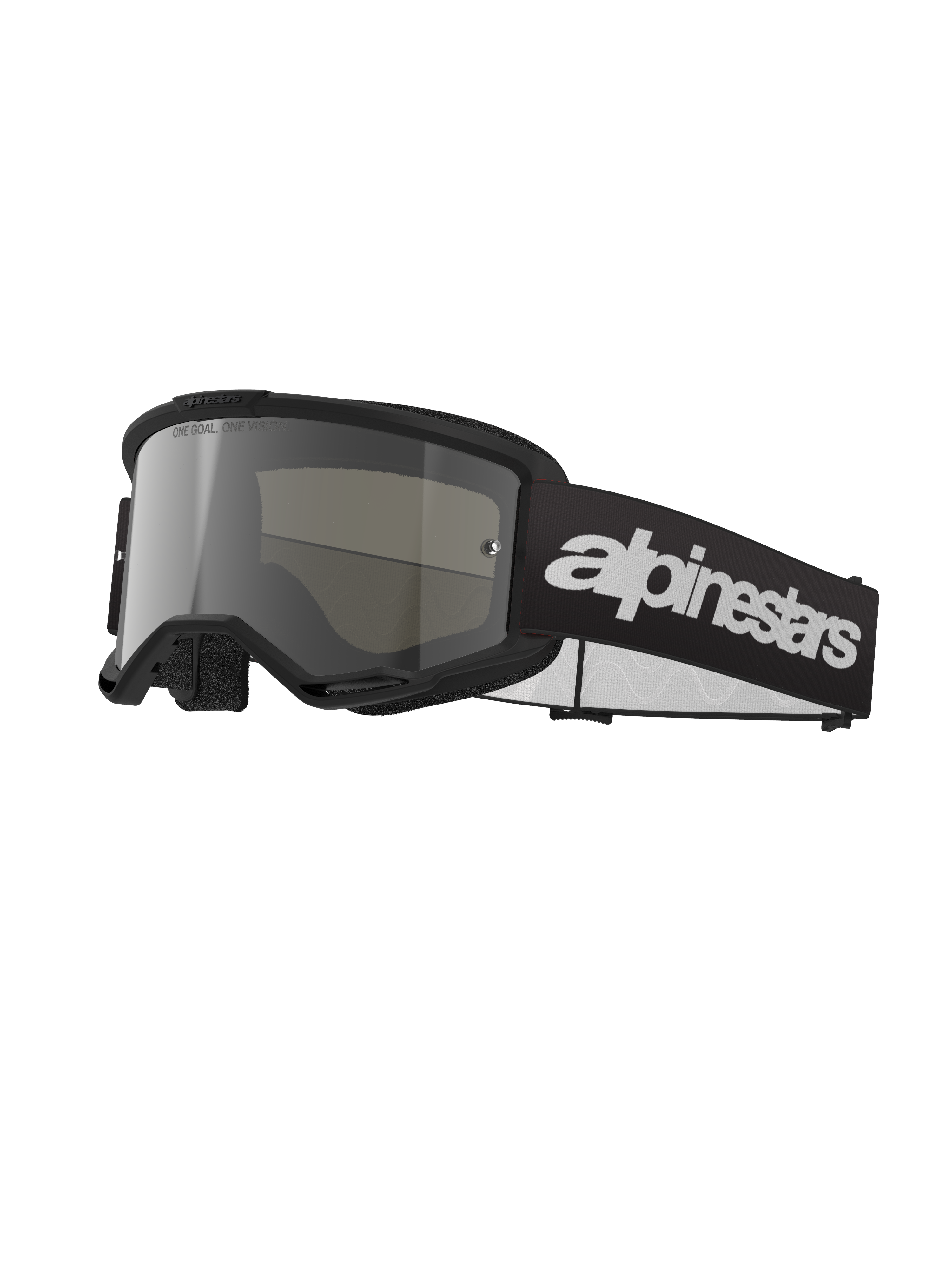 Alpinestars Vision 3 Goggles - Wordmark - Black