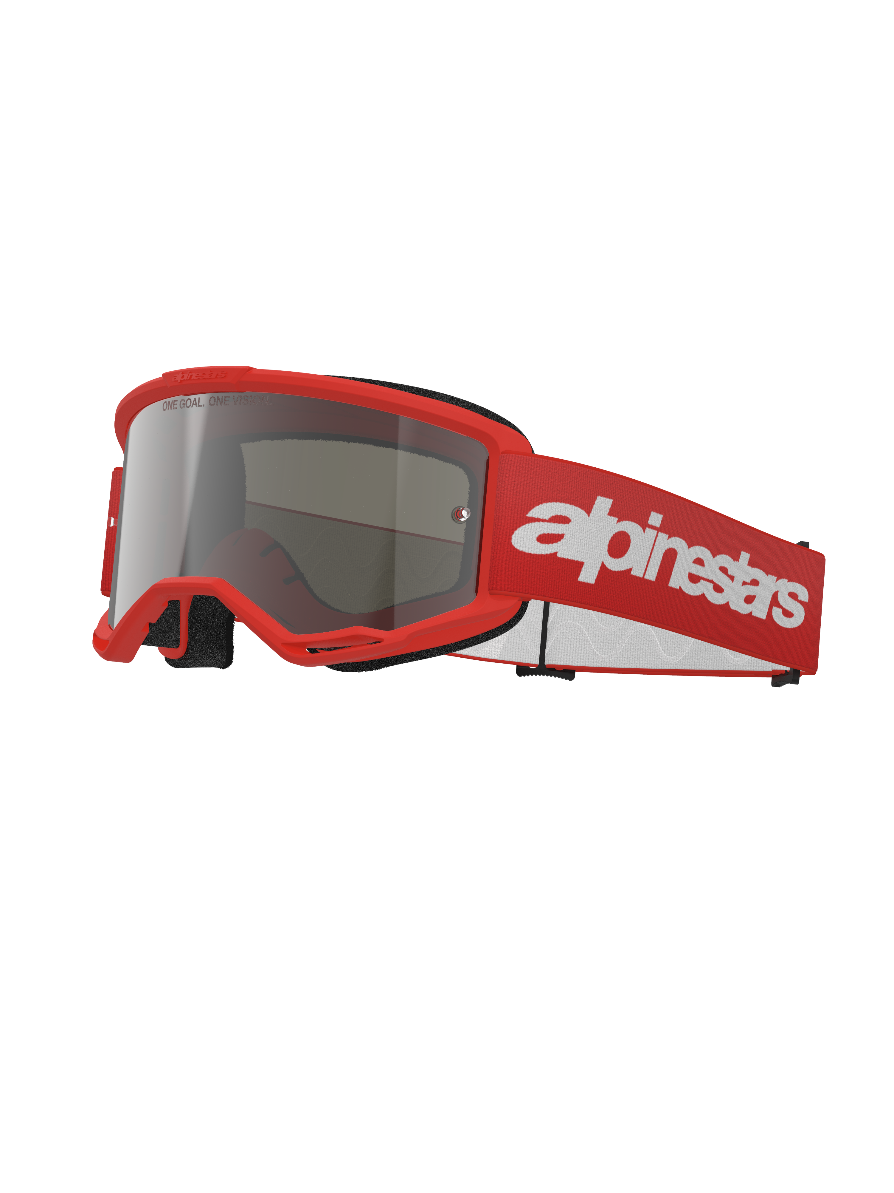 Alpinestars Vision 3 Goggles - Wordmark - Red