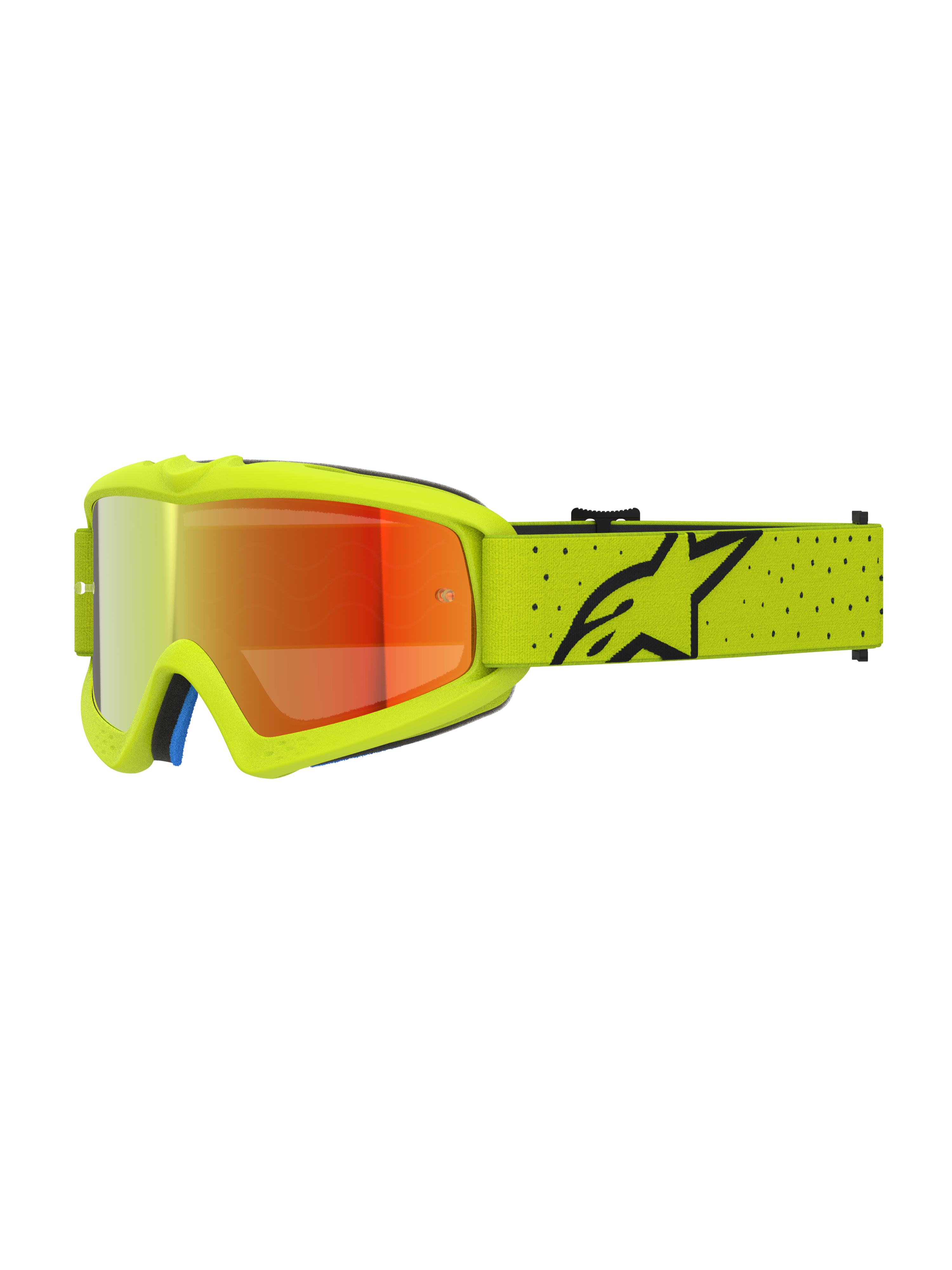 youth motocross goggles Alpinestars Vision Vesta Goggle Yellow Fluo/Black/Mirror Red Lens Color:Clear Arbeitssicherheit fog coating ensures longevity Snowmobile Suits for Rent