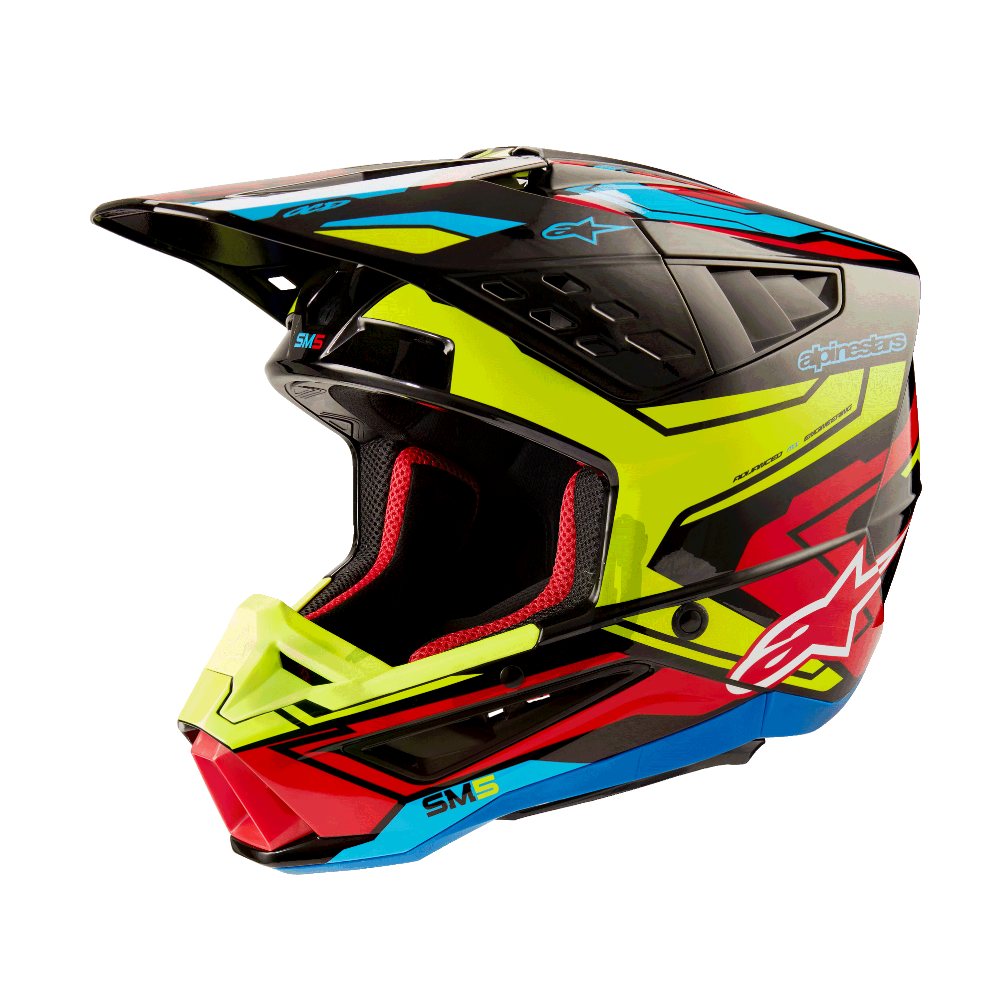SM5 Action 2 Helmet BLACK MOTOCROSS Helmets Alpinestars sm5-action-2-helmet-black-motocross-helmets-alpinestars