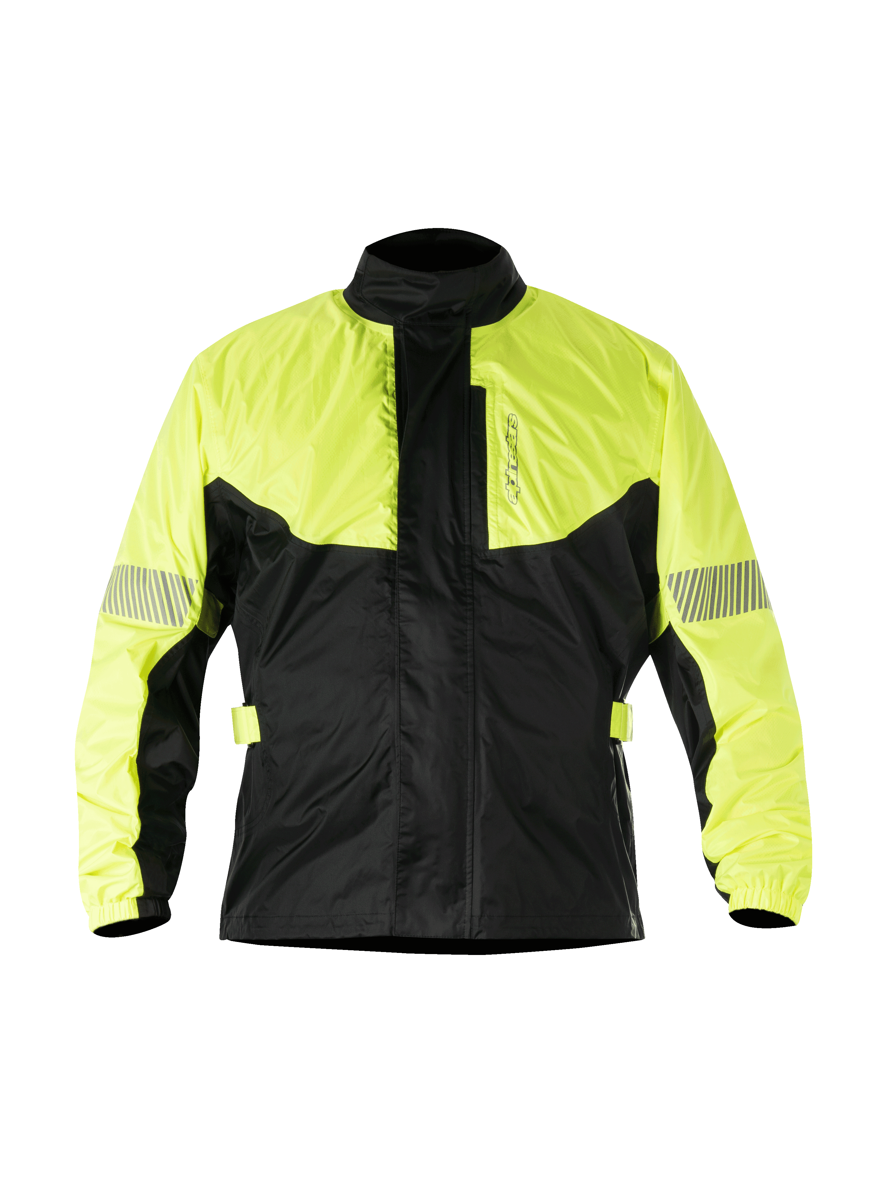 alpinestars rain gear Alpinestars Hurricane Rain Jacket Black / FLUORESCENT YELLOW / M