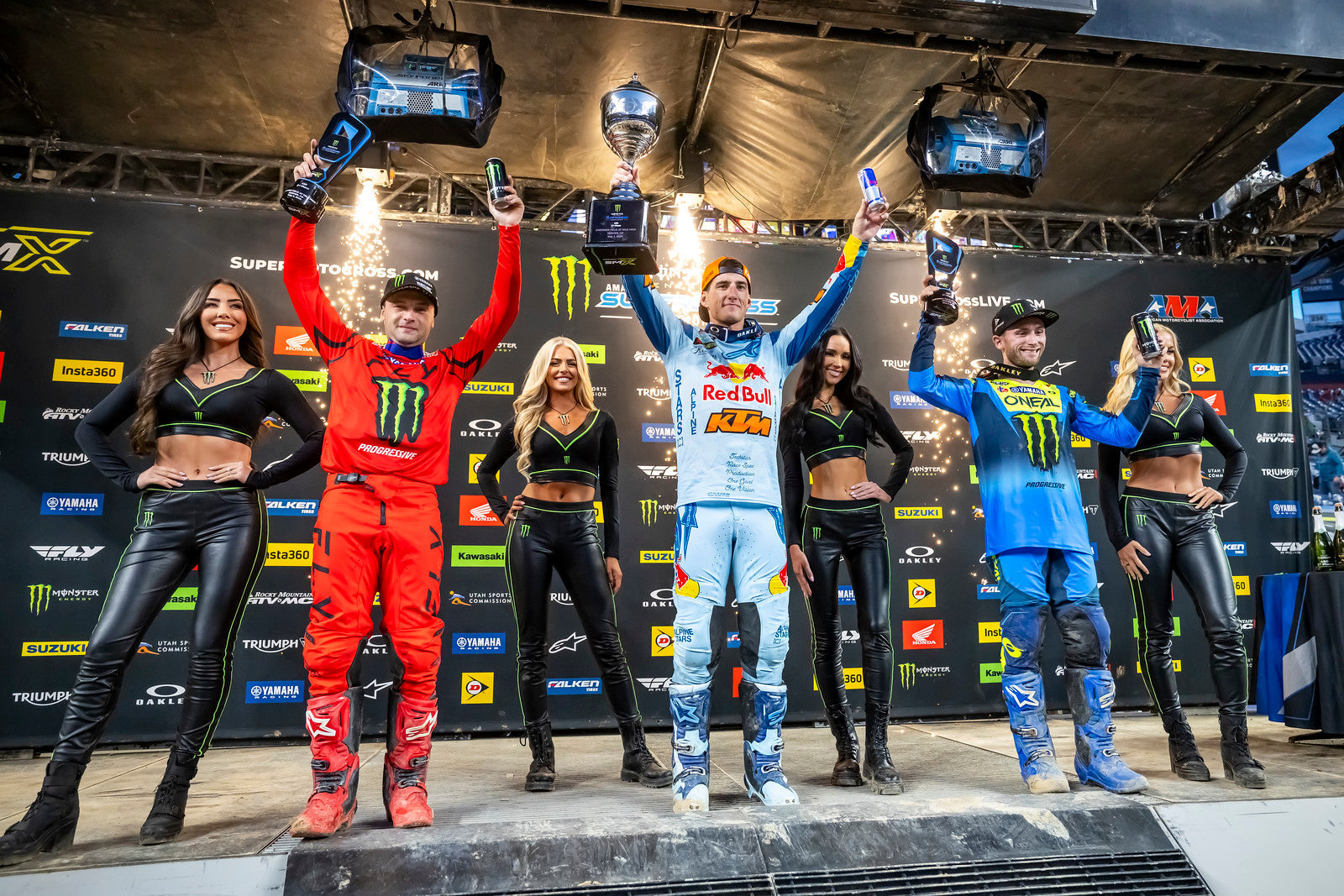 glory スタッズレースアップ ベスト SEXTON WINS IN DENVER, ALPINESTARS 450SX PODIUM SWEEP