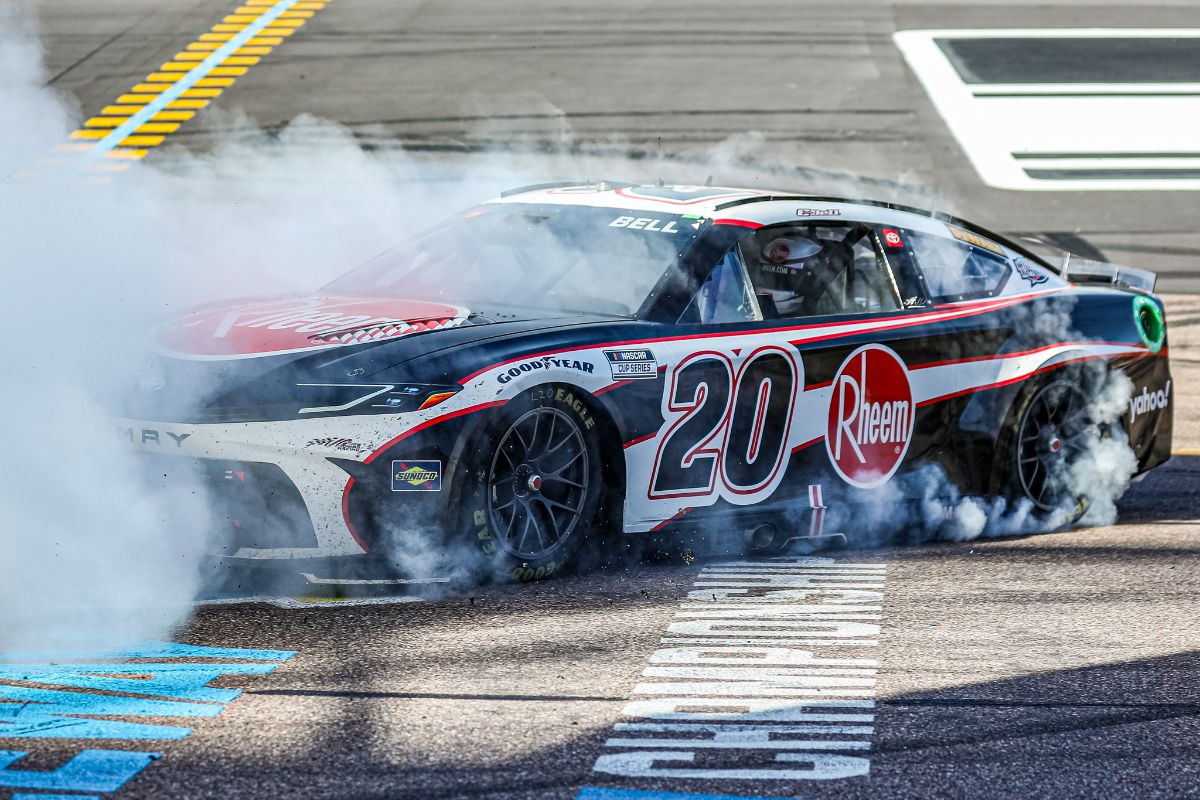 CHRISTOPHER BELL TASTES NASCAR CUP SUCCESS AT PHOENIX RACEWAY, ARIZONA