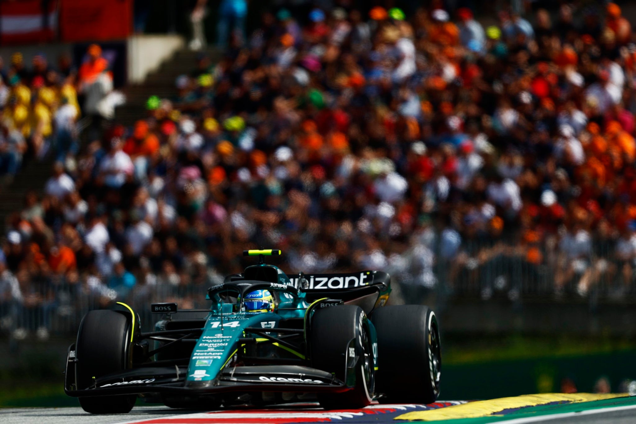 FERNANDO ALONSO LEADS THE ALPINESTARS F1 CHARGE AT THE RED BULL RING, AUSTRIA