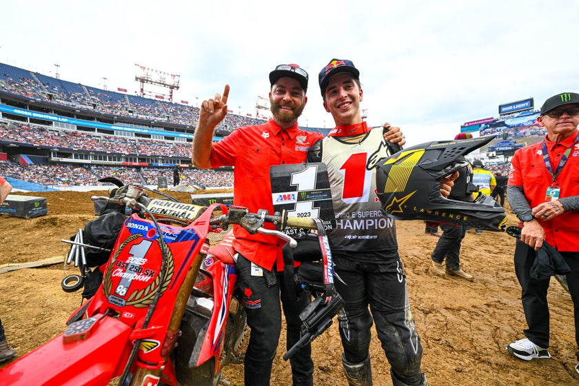 HUNTER LAWRENCE IS CROWNED THE 250SX EAST CHAMPION