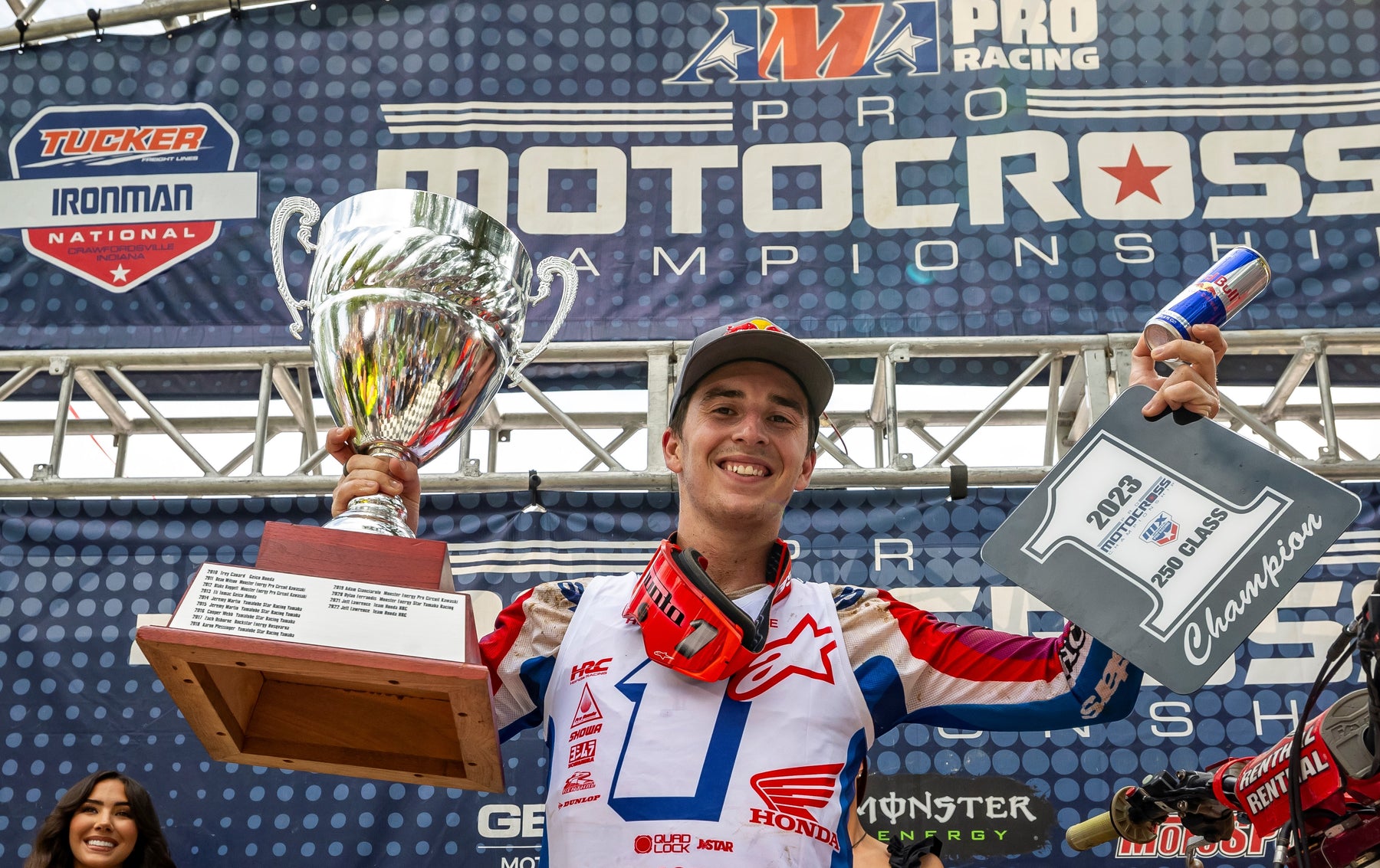 HUNTER LAWRENCE IS THE AMA 250 MOTOCROSS CHAMPION