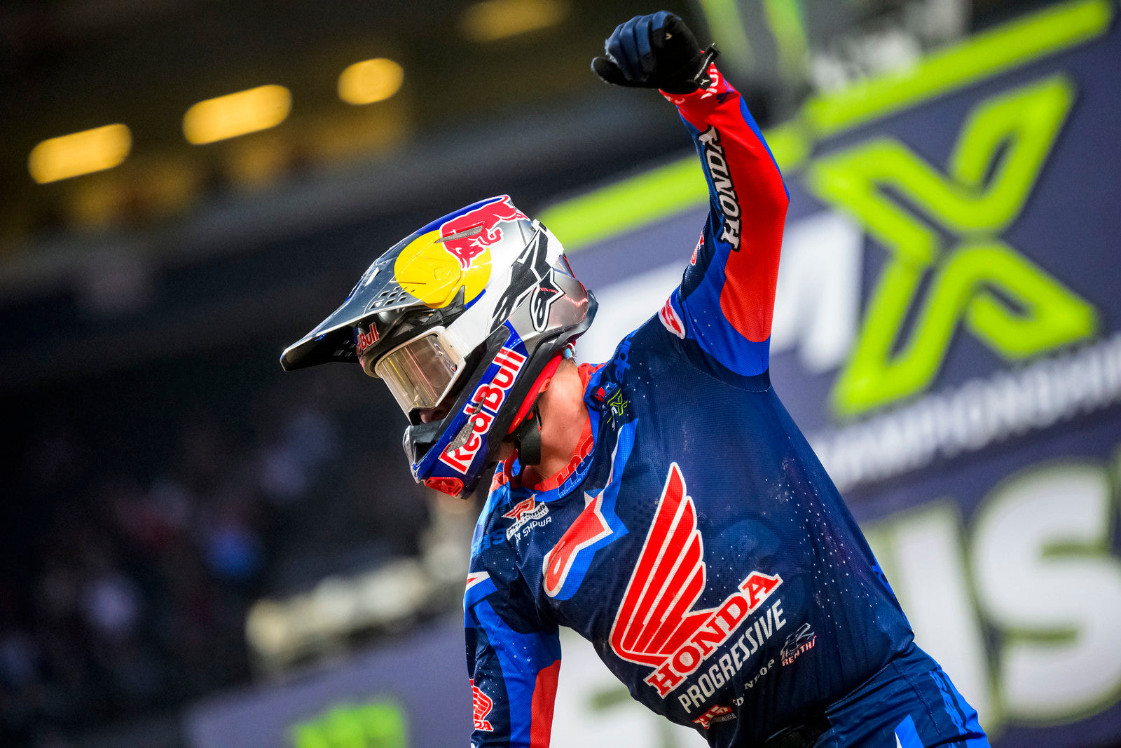 HIGH-FLYING HUNTER LAWRENCE DOMINATES 450SX IN DENVER; ELI TOMAC THIRD