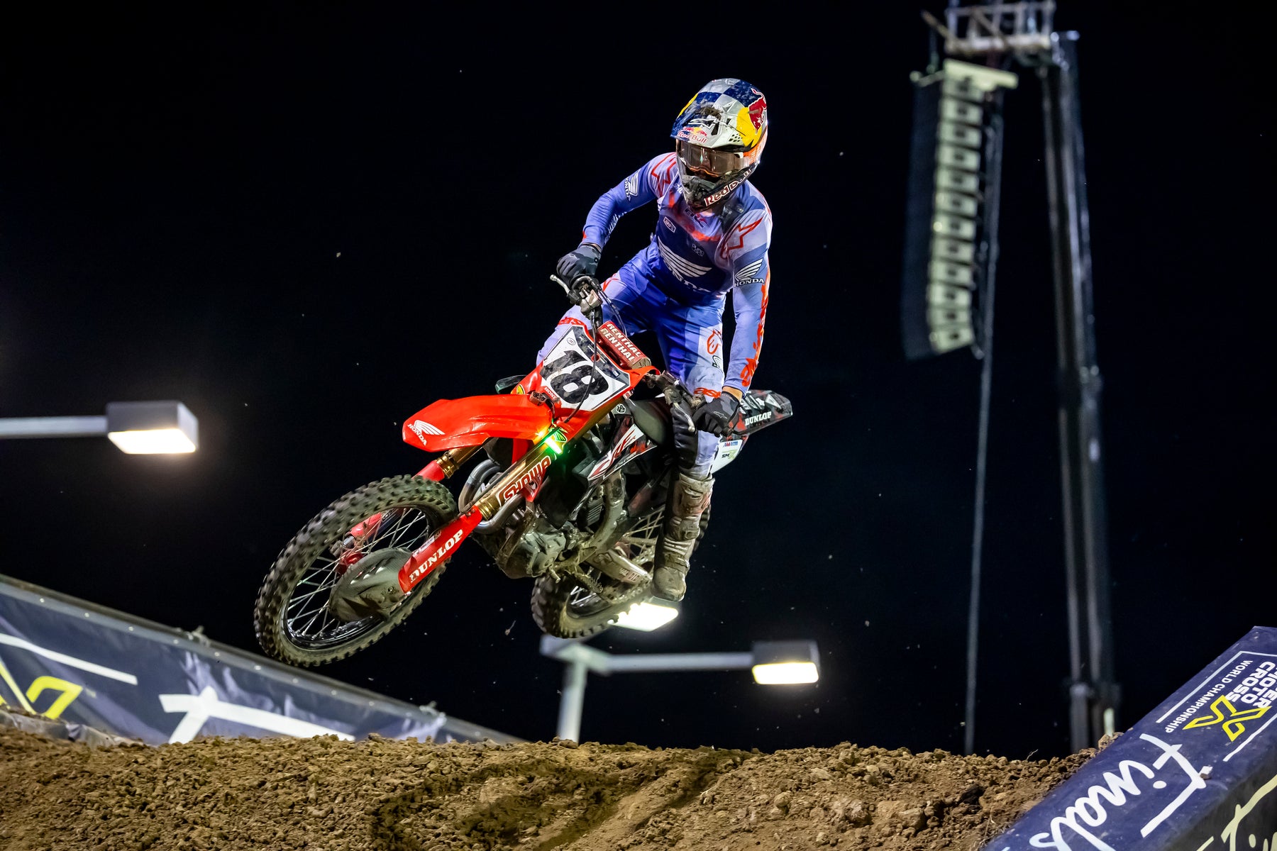 JETT LAWRENCE WINS SUPERMOTOCROSS WORLD CHAMPIONSHIP ROUND AT CHICAGOLAND SPEEDWAY, ILLINOIS