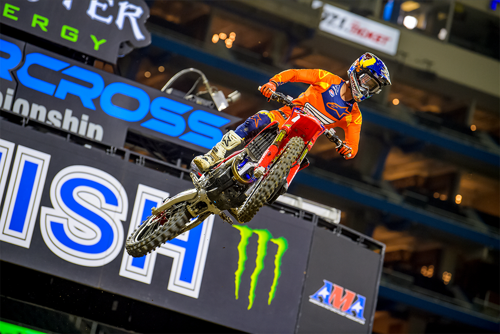 HIGH-FLYING JETT LAWRENCE SOARS TO DOMINANT 250SX EAST WIN IN DETROIT