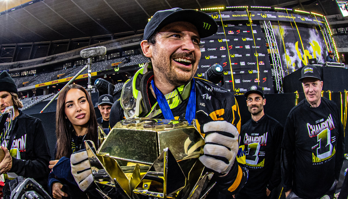 JASON ANDERSON IS CROWNED THE 2025 SX1 WORLD SUPERCROSS CHAMPION