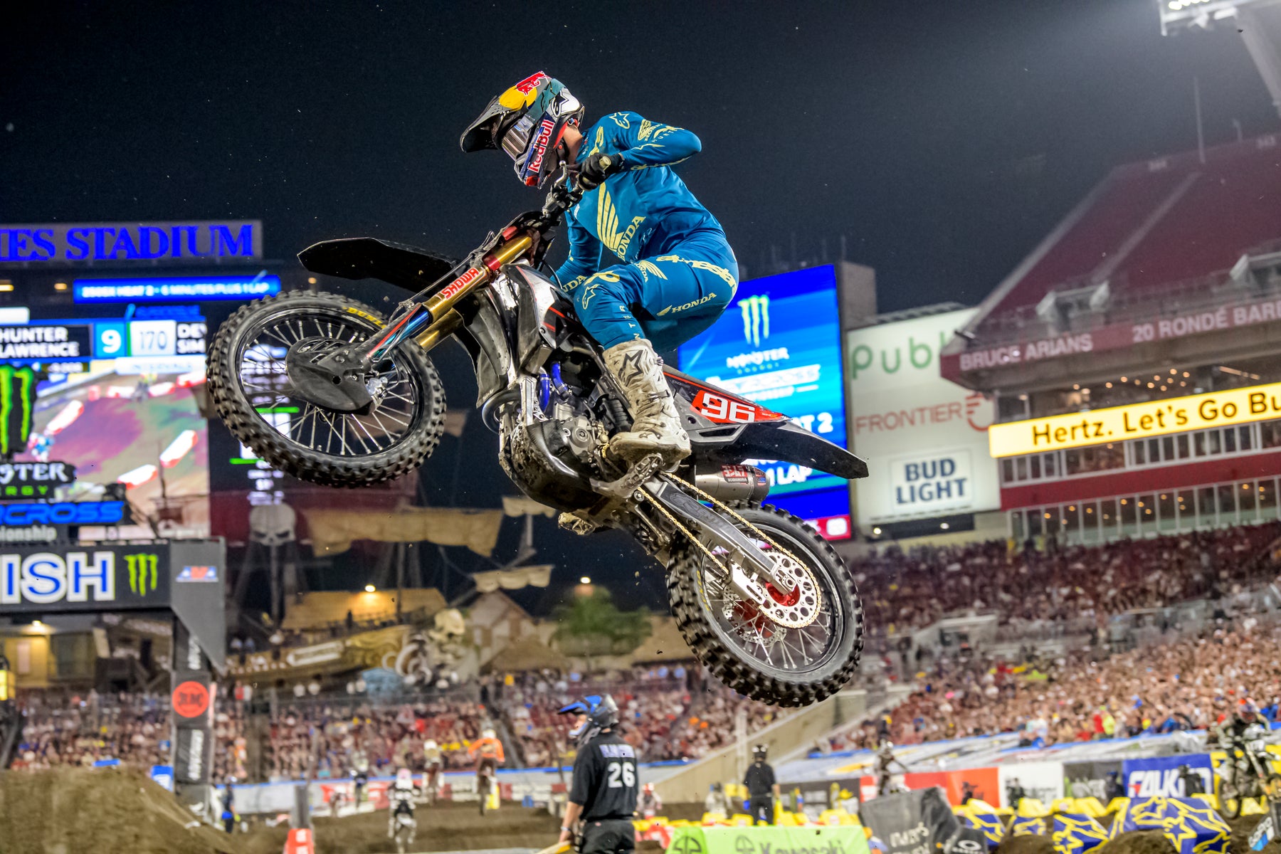 ALPINESTARS TOP FOUR LOCK-OUT AS HUNTER LAWRENCE AND NATE THRASHER DELIVER LAST LAP THRILLER IN 250SX EAST RACE IN TAMPA