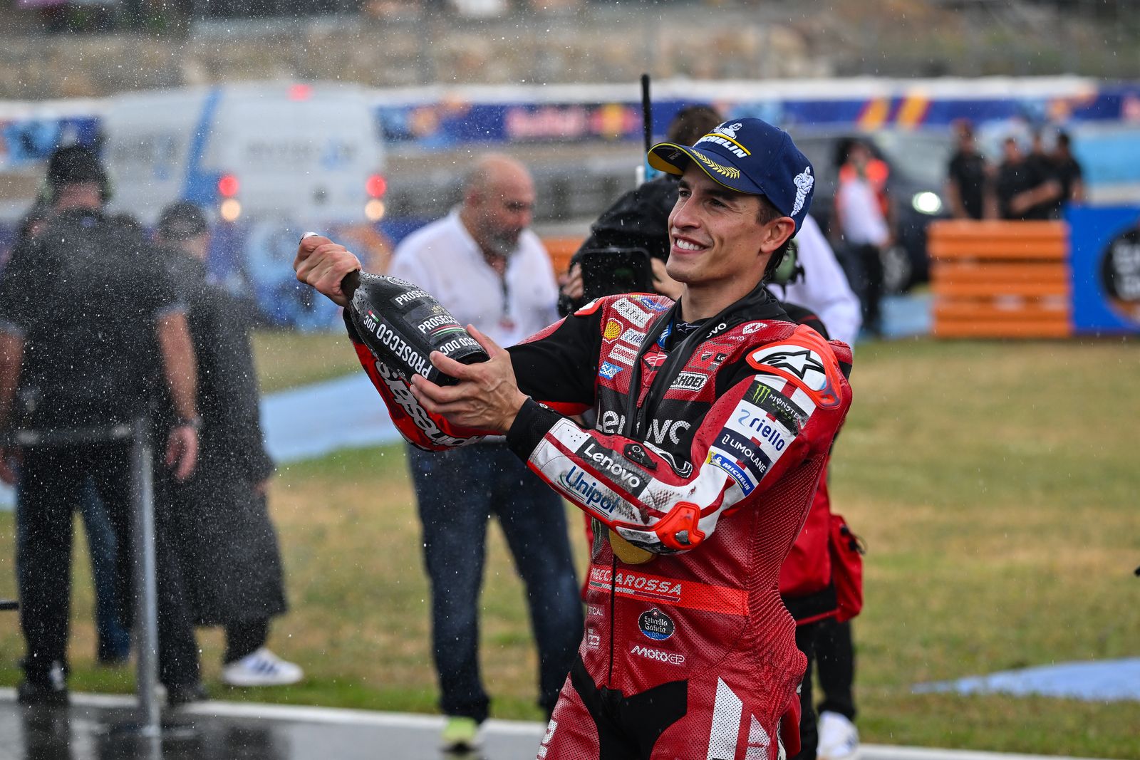 ALPINESTARS 1-2 AS MARC MARQUEZ WINS CHAOTIC MOTOGP SPRINT IN JEREZ; PECCO BAGNAIA SECOND