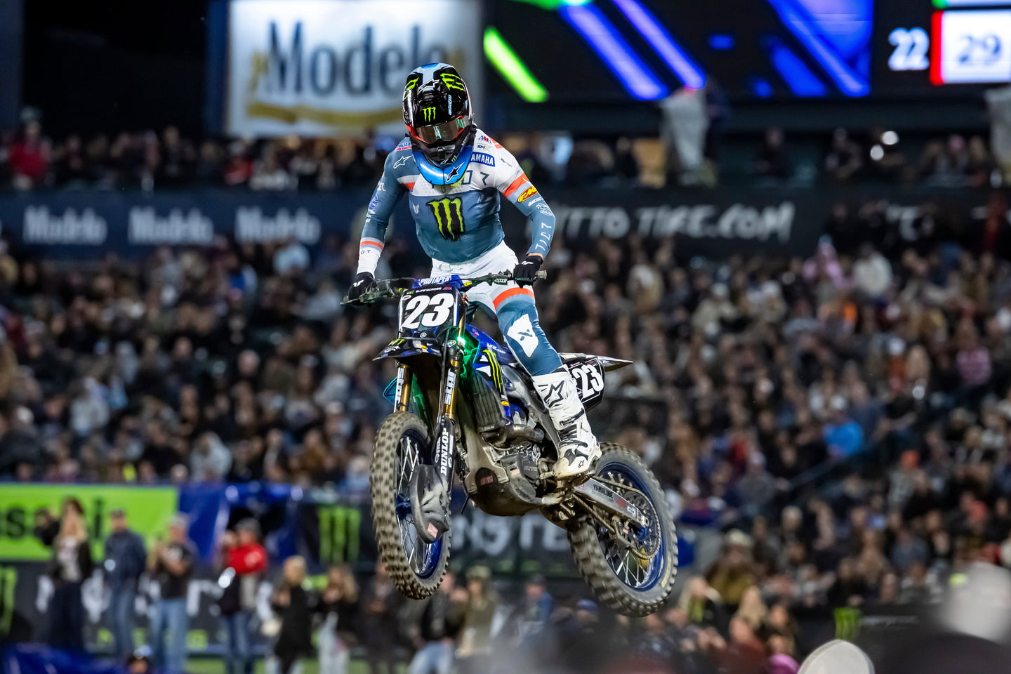 MICHAEL MOSIMAN EARNS HARD FOUGHT AMA 250 WEST SUPERCROSS SECOND PLACE FINISH AT ANAHEIM  2