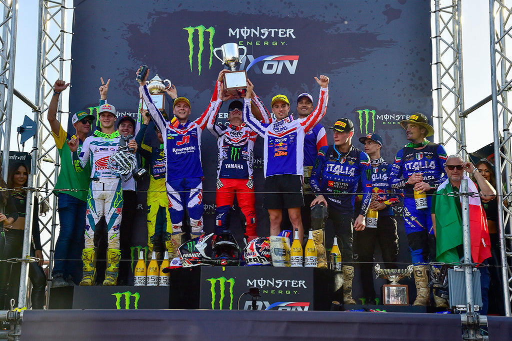 ALPINESTARS PODIUM LOCK-OUT AS TEAM FRANCE WINS MOTOCROSS OF NATIONS IN ERNEE, FRANCE