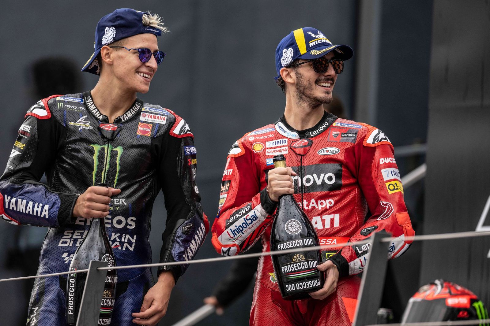 PECCO BAGNAIA MAKES IT A HAT-TRICK OF MOTOGP WINS AS FABIO QUARTARARO STORMS TO SECOND PLACE IN ALPINESTARS 1-2 FINISH AT THE RED BULL RING, AUSTRIA
