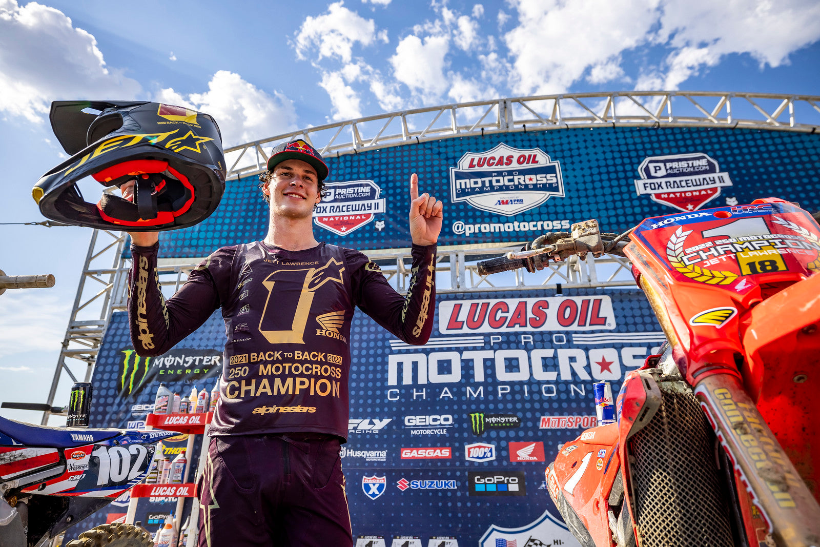 JETT LAWRENCE SEALS BACK-TO-BACK AMA 250 PRO MOTOCROSS CHAMPIONSHIPS AFTER OVERALL WIN AT PALA