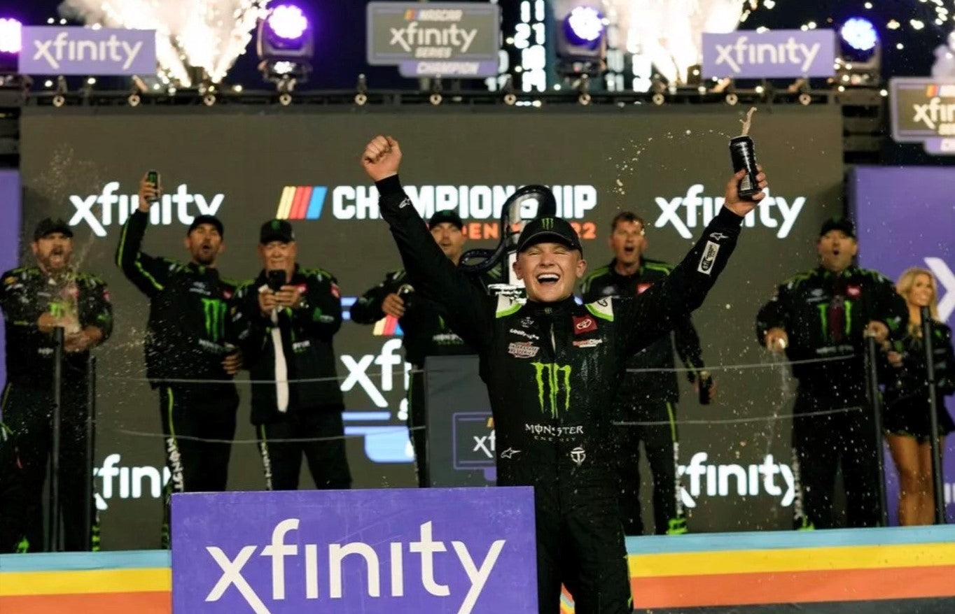 NASCAR XFINITY SERIES ROOKIE TY GIBBS IS CROWNED 2022 CHAMPION AFTER WINNING FINAL RACE OF THE YEAR IN ALPINESTARS CHAMPIONSHIP 1-2 FINISH WITH NOAH GRAGSON SECOND AT PHOENIX RACEWAY, ARIZONA