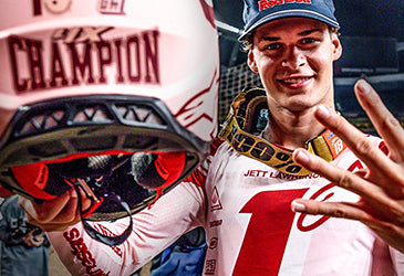JETT LAWRENCE IS CROWNED THE 250SX WEST CHAMPION