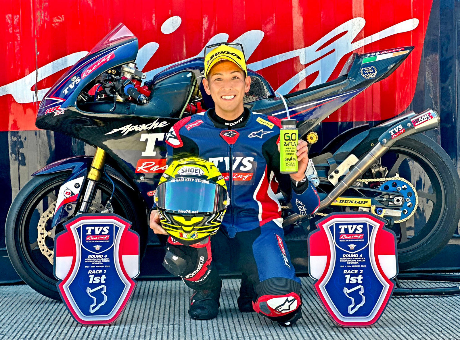 HIROKI ONO WINS TVS ASIA ONE MAKE CHAMPIONSHIP RACE ONE AT MANDALIKA INTERNATIONAL CIRCUIT