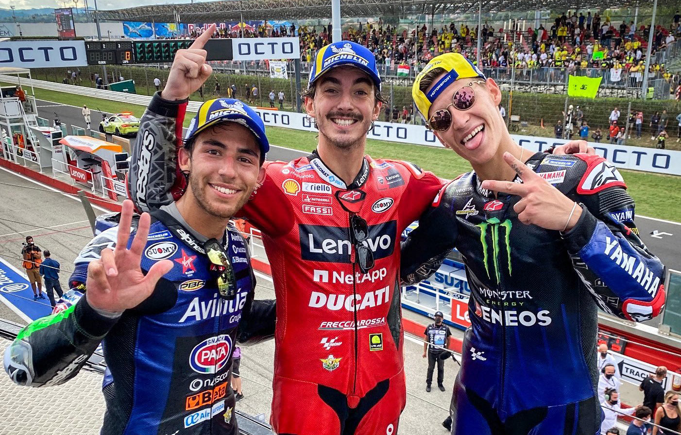 ALPINESTARS PODIUM LOCK-OUT AS PECCO BAGNAIA STORMS TO VICTORY AT MISANO, ITALY, TO SECURE HIS SECOND CONSECUTIVE VICTORY IN MOTOGP