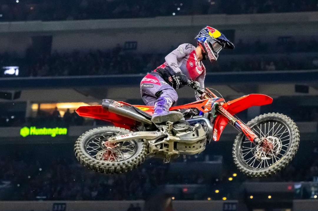 ALPINESTARS DOMINATES THE TOP TEN POSITIONS AS UNTOUCHABLE JETT LAWRENCE STORMS TO THE 450SX TRIPLE CROWN AT INDIANAPOLIS, INDIANA; CHASE SEXTON THIRD