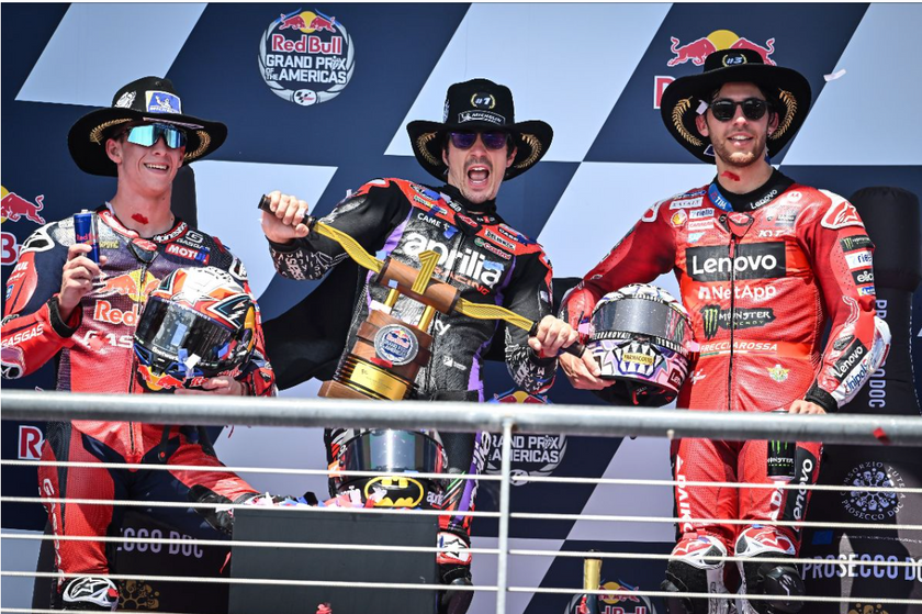 ALPINESTARS LOCKS OUT THE TOP FIVE AS MAVERICK VINALES WRITES A NEW CHAPTER IN MODERN MOTOGP HISTORY WITH A DOMINANT VICTORY AT THE CIRCUIT OF THE AMERICAS, TEXAS