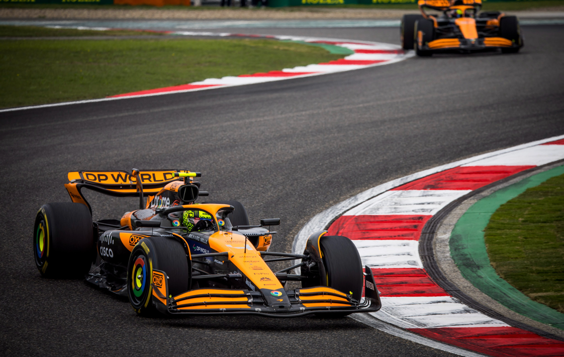HIGH-FLYING LANDO NORRIS LEADS THE ALPINESTARS FORMULA 1 CHARGE IN CHINESE GRAND PRIX IN SHANGHAI
