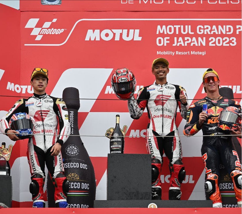 ALPINESTARS PODIUM LOCK-OUT AS SOMKIAT CHANTRA STORMS TO MOTO2 VICTORY AT MOTEGI